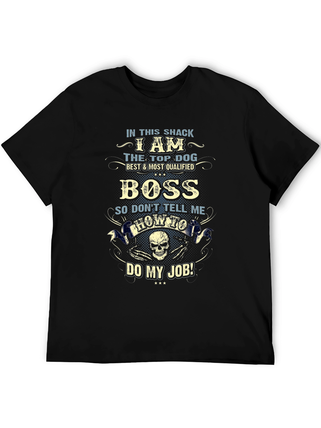 Black In This Shack I Am The Top Dog Men's T-Shirt view 5