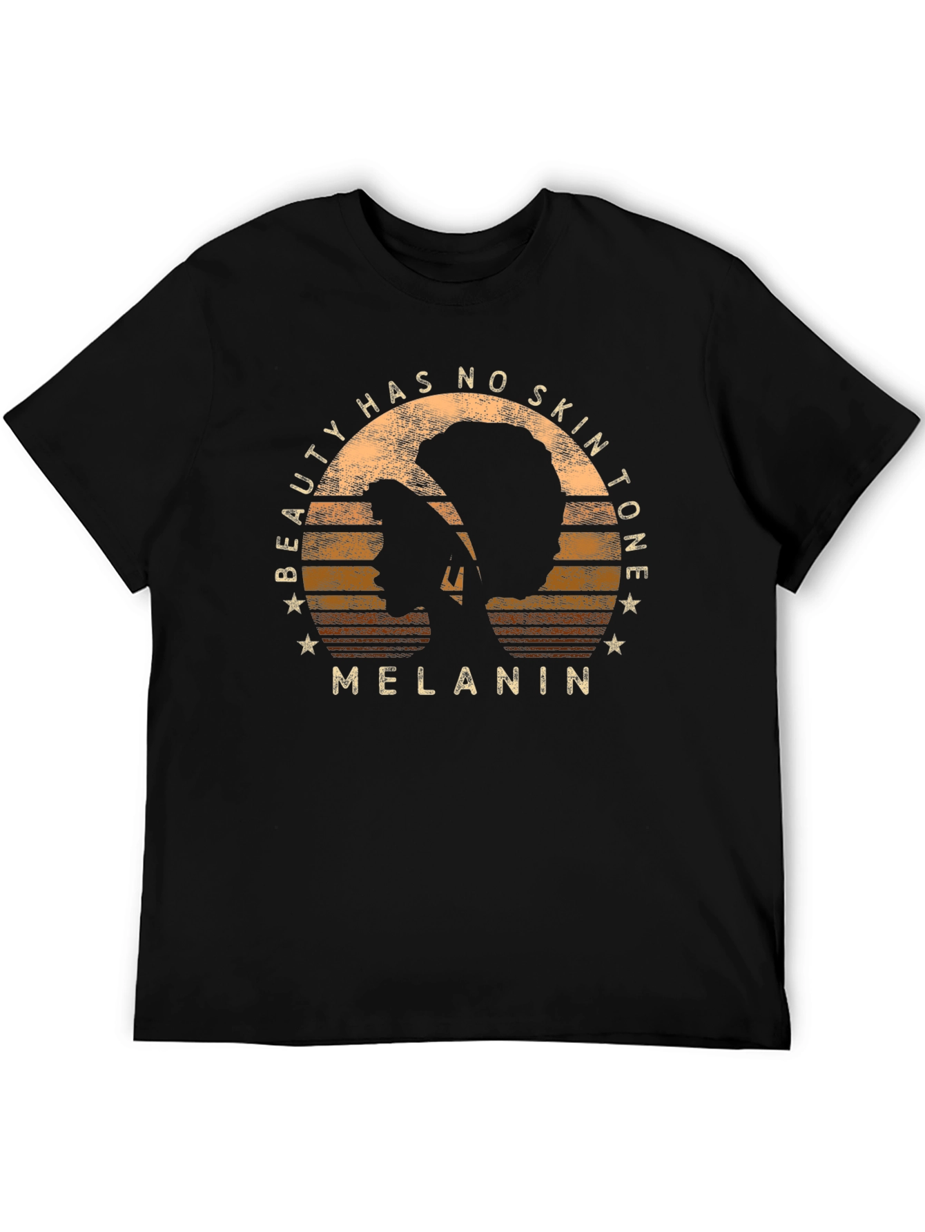 Black Beauty Has No Skin Tone Melanin T-Shirt view 5
