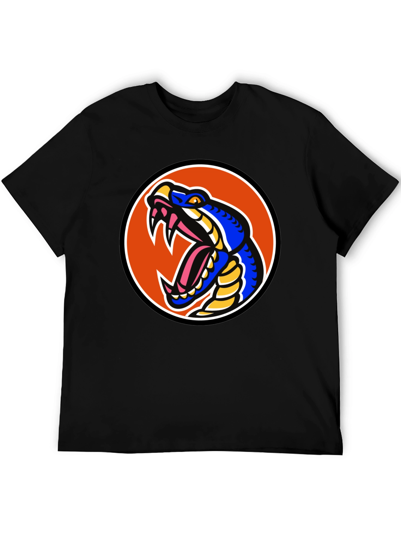 Black Snake Graphic Tee - Bold Cobra Design view 5