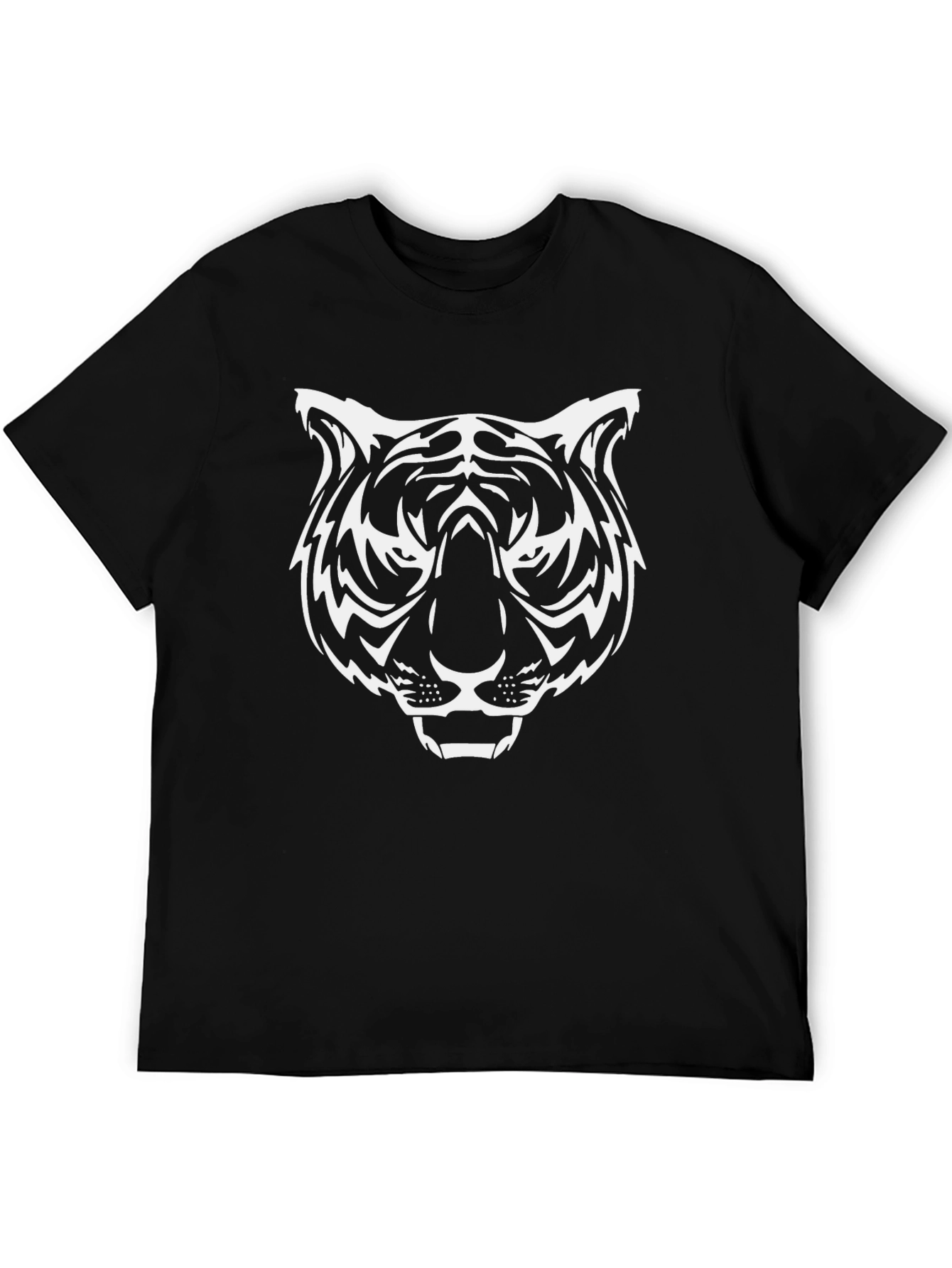 Tiger Graphic Black T-Shirt - 5