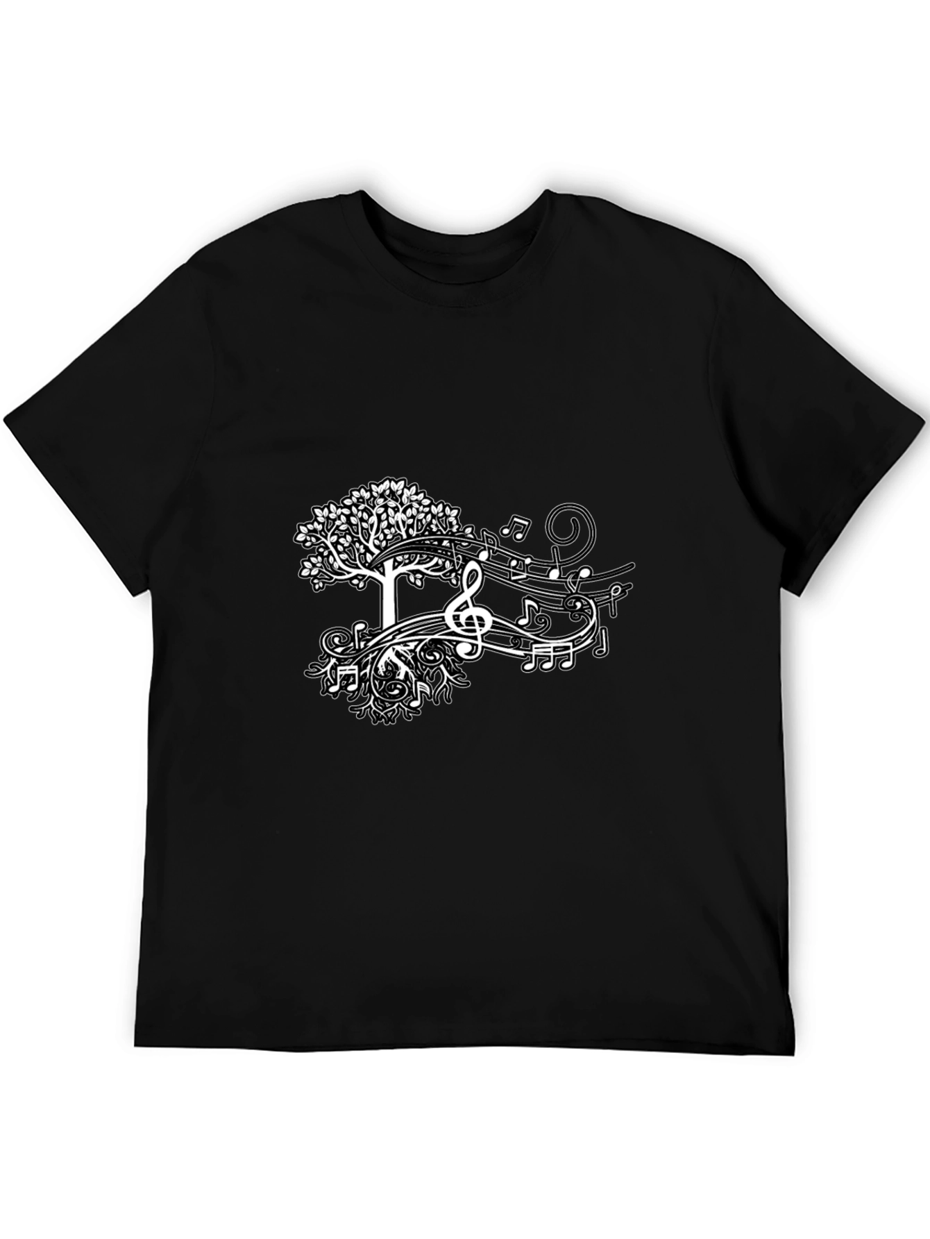 Black Music Tree Black Tee view 5