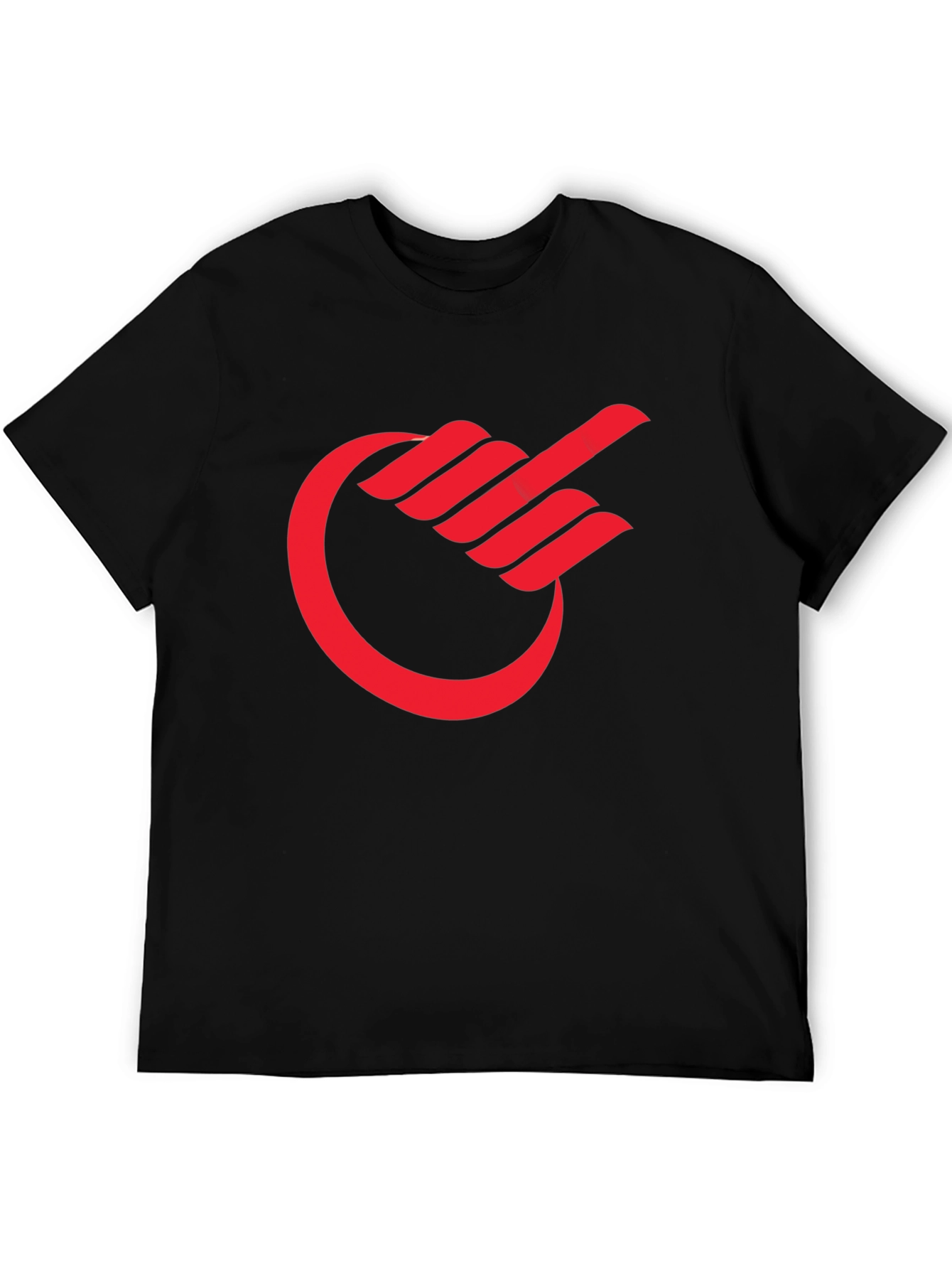 Black Red Logo Black T-Shirt view 5
