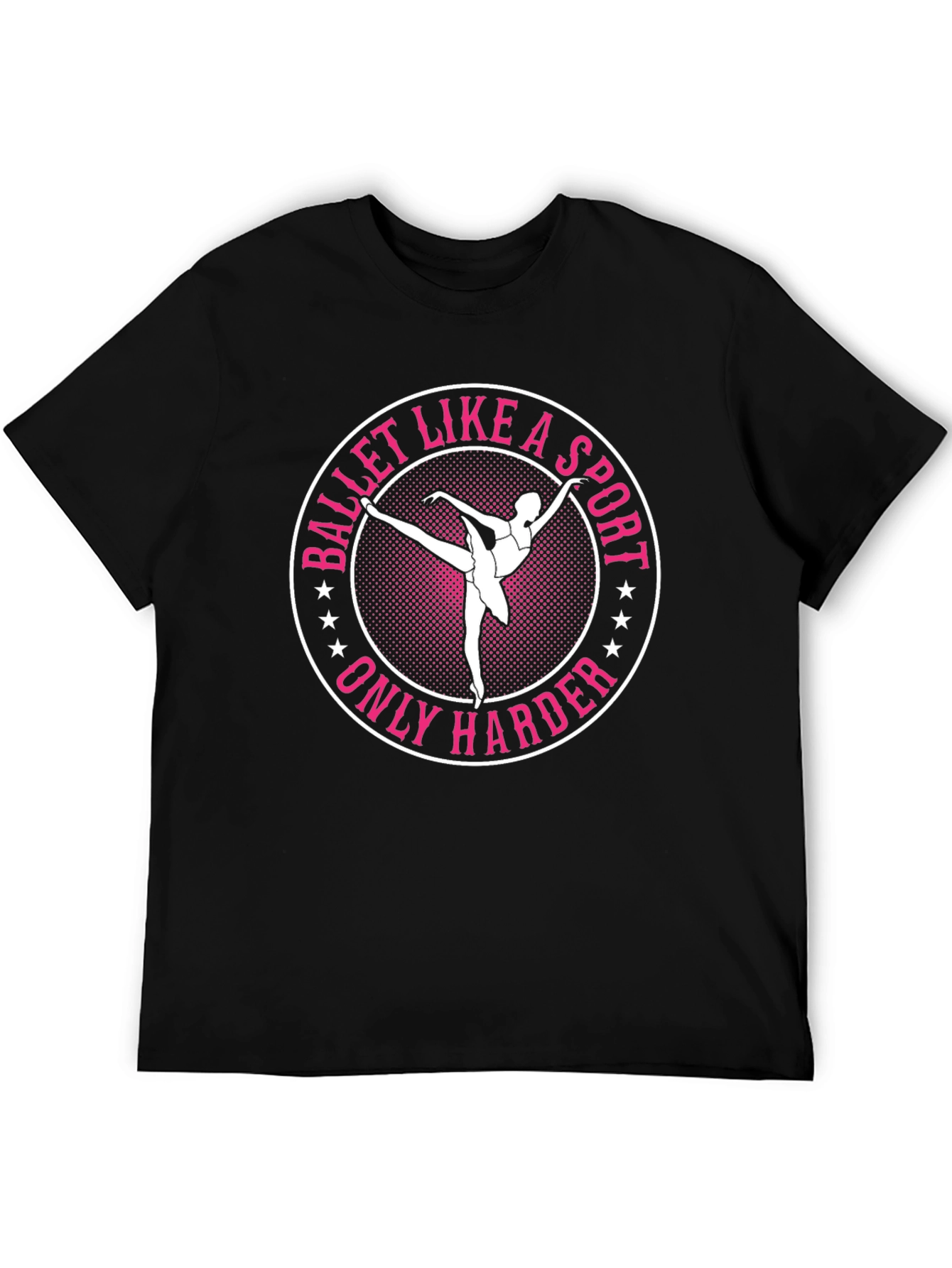 Black Ballet Like a Sport Only Harder Graphic Tee view 5