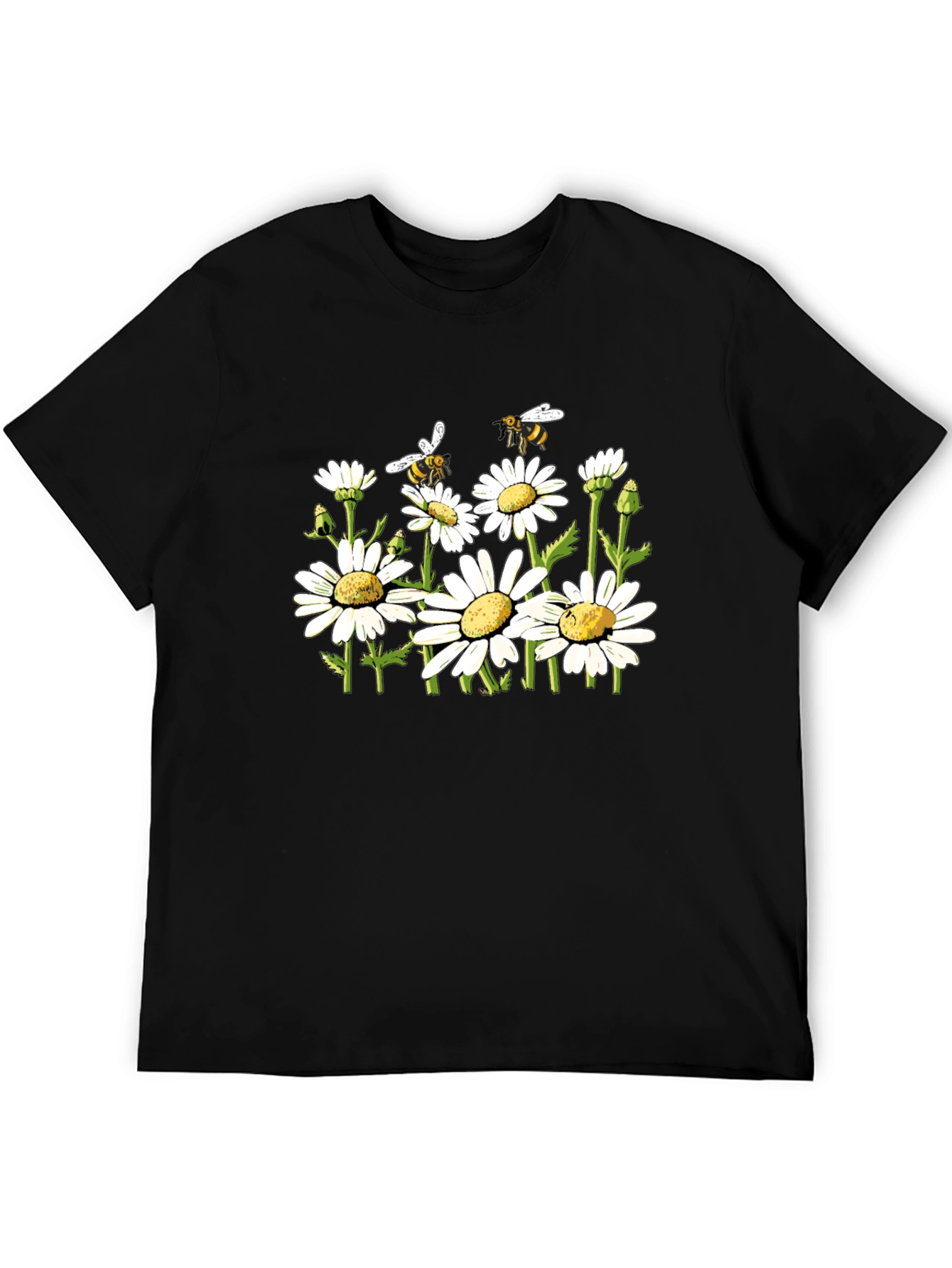 Black Daisy & Bee Graphic Tee view 5