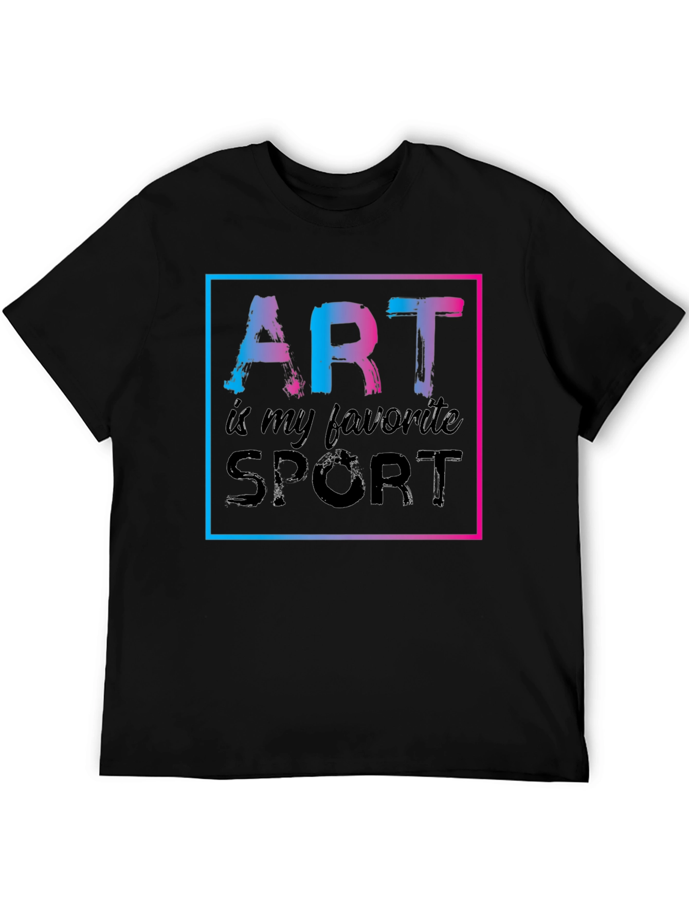 Black Art is My Favorite Sport Graphic T-Shirt view 5
