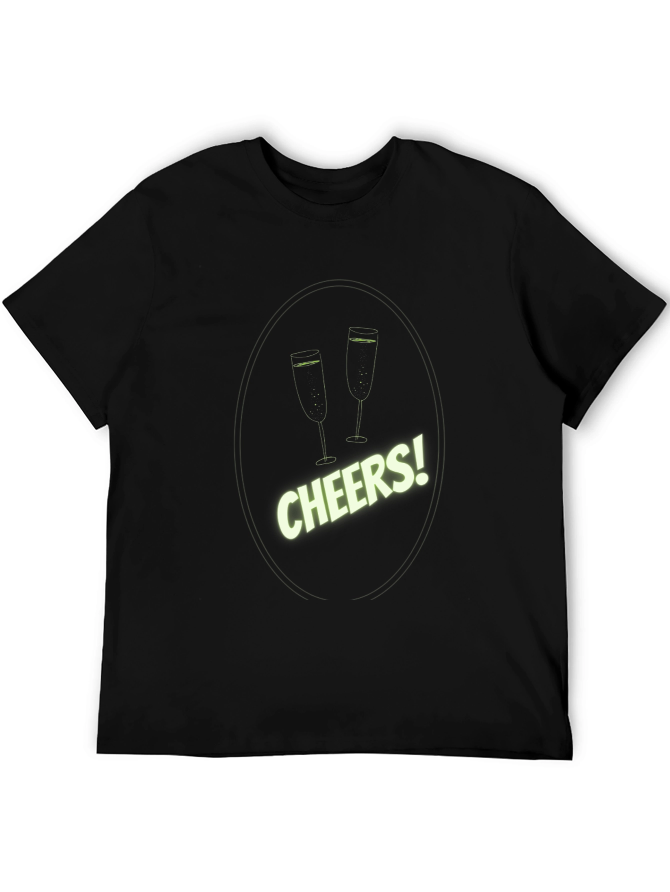 Black Cheers T-Shirt: Celebrate in Style! view 5