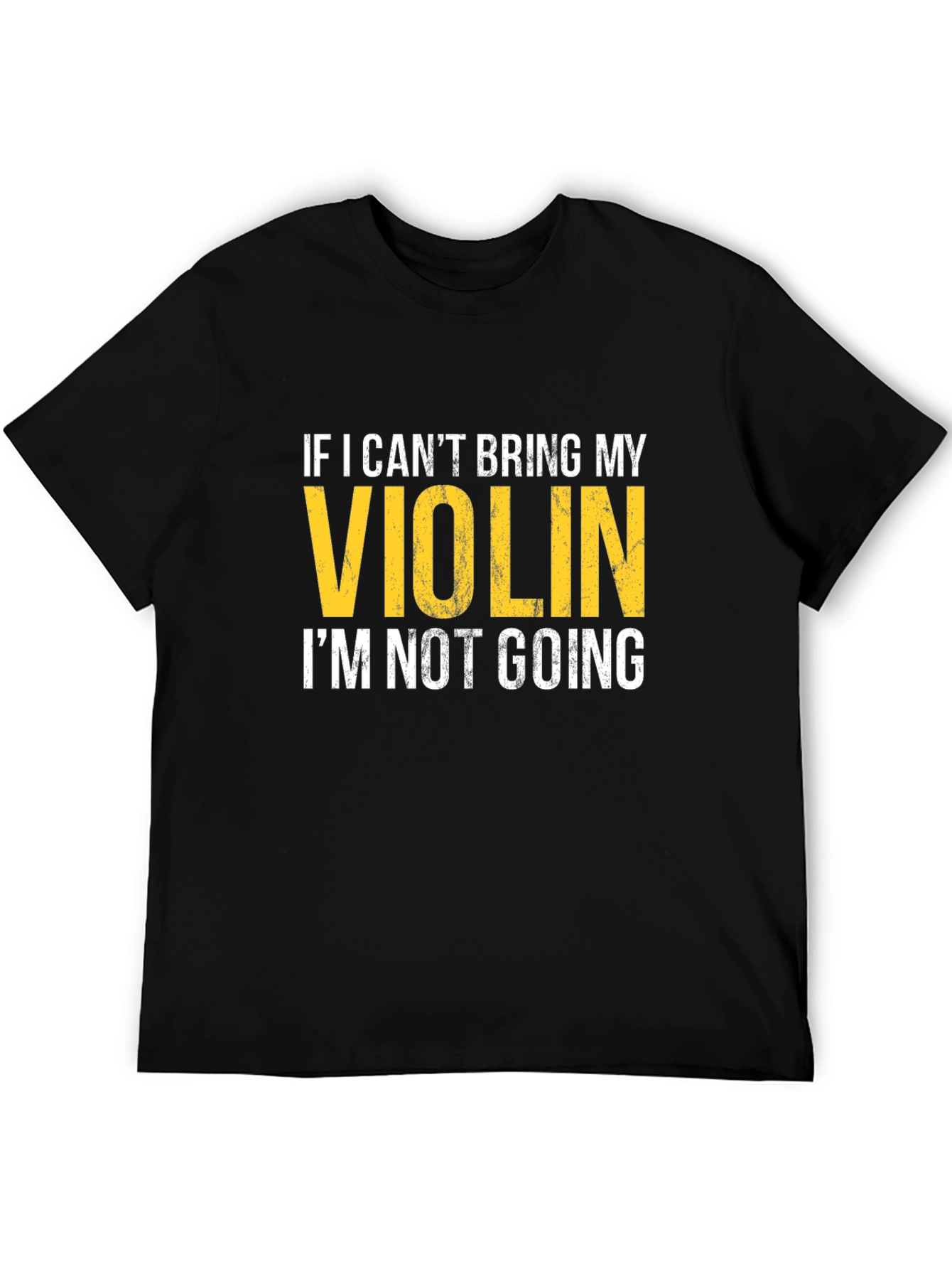 Black Violin Lover's T-Shirt: If I Can't Bring My Violin view 5