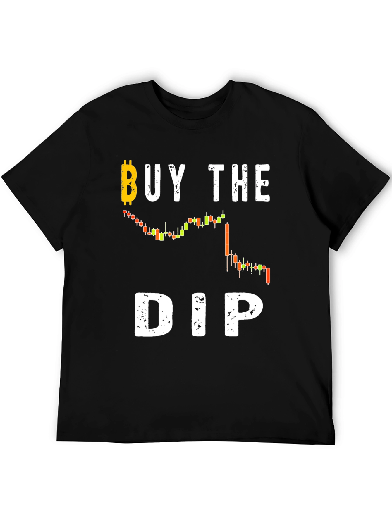 Black Buy The Dip Crypto T-Shirt - Black Cotton Tee view 5