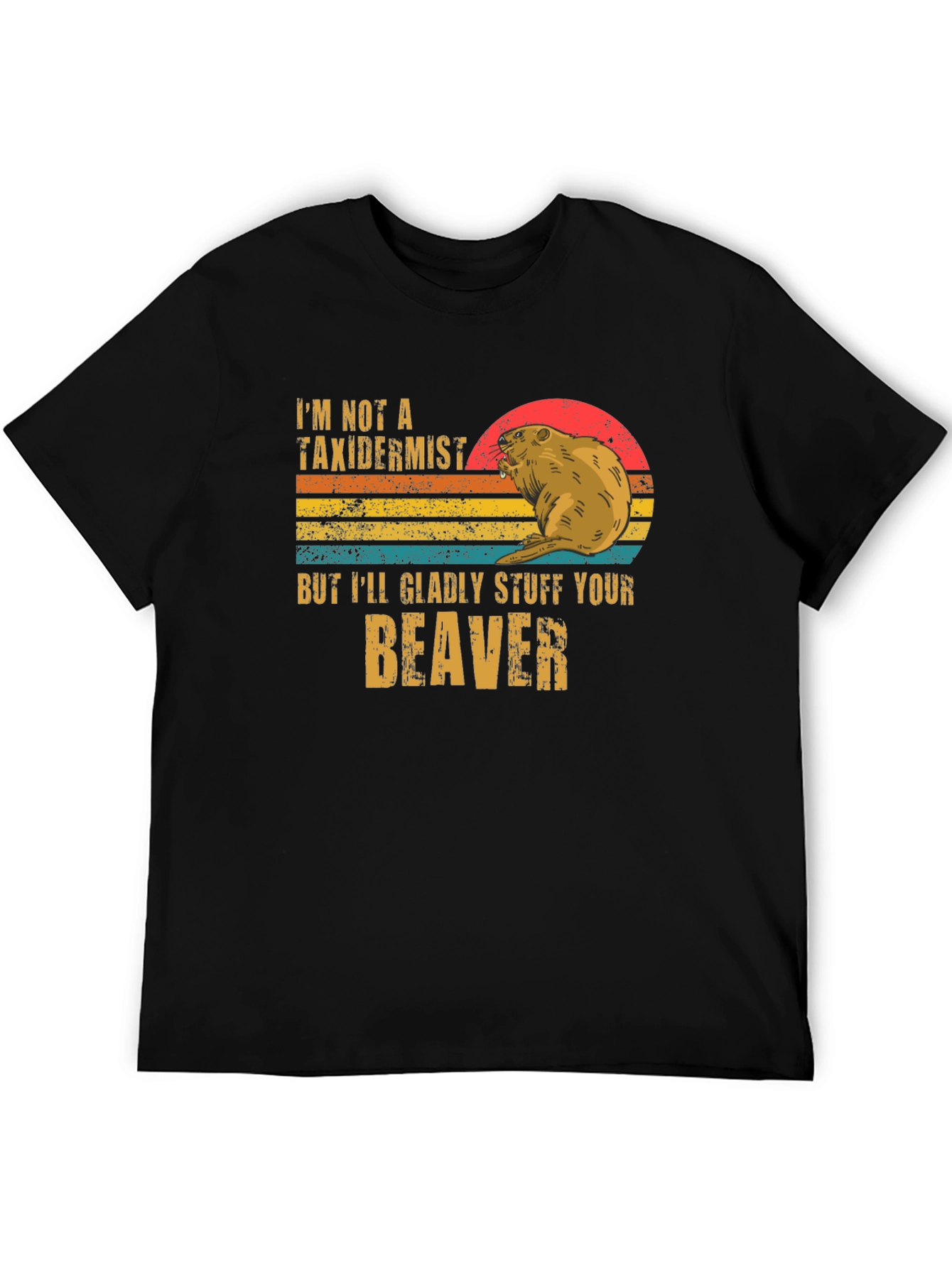 Black Stuff Your Beaver T-Shirt view 5