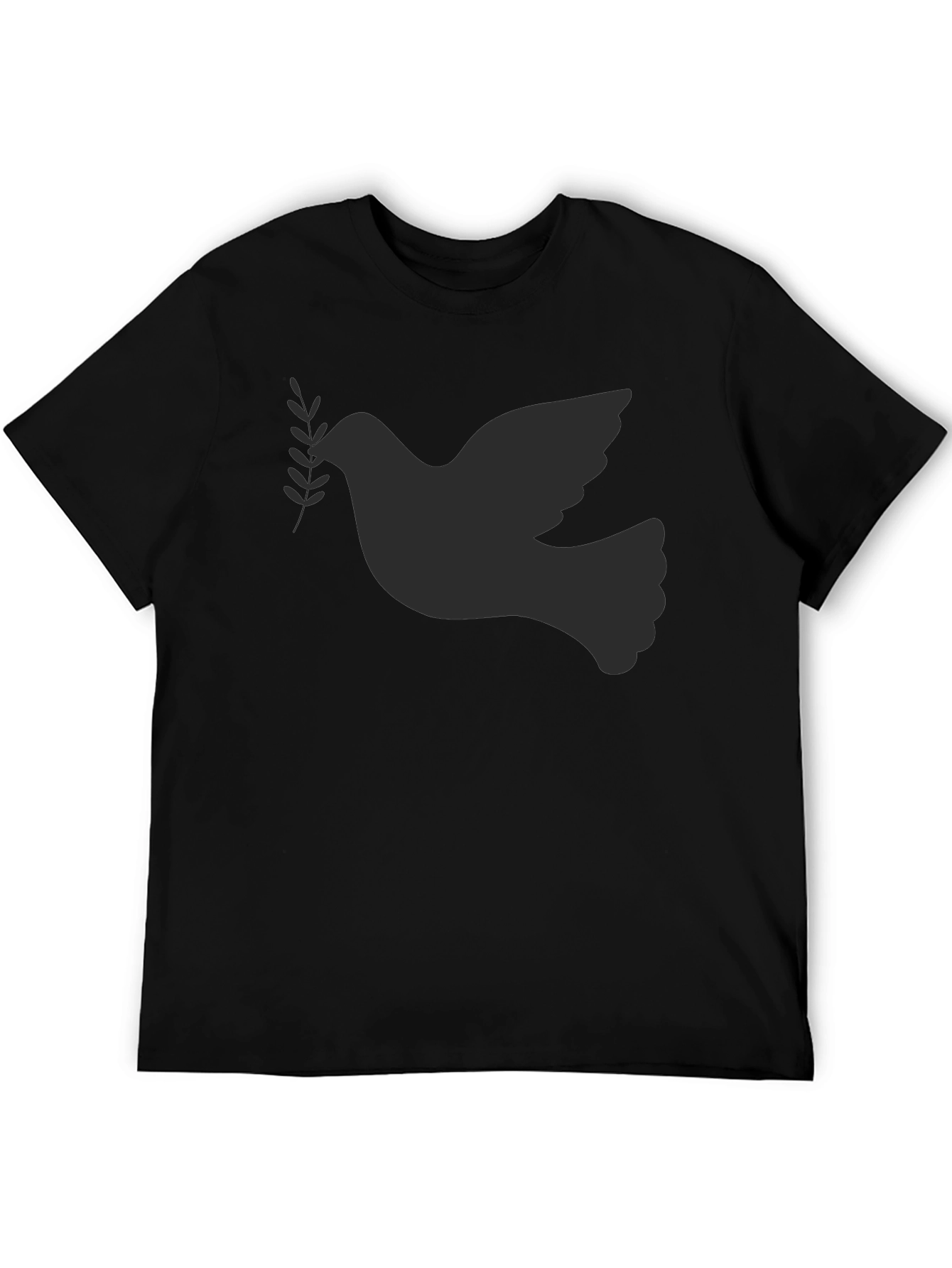 Black Peace Dove Graphic Tee - Stylish Comfort view 5