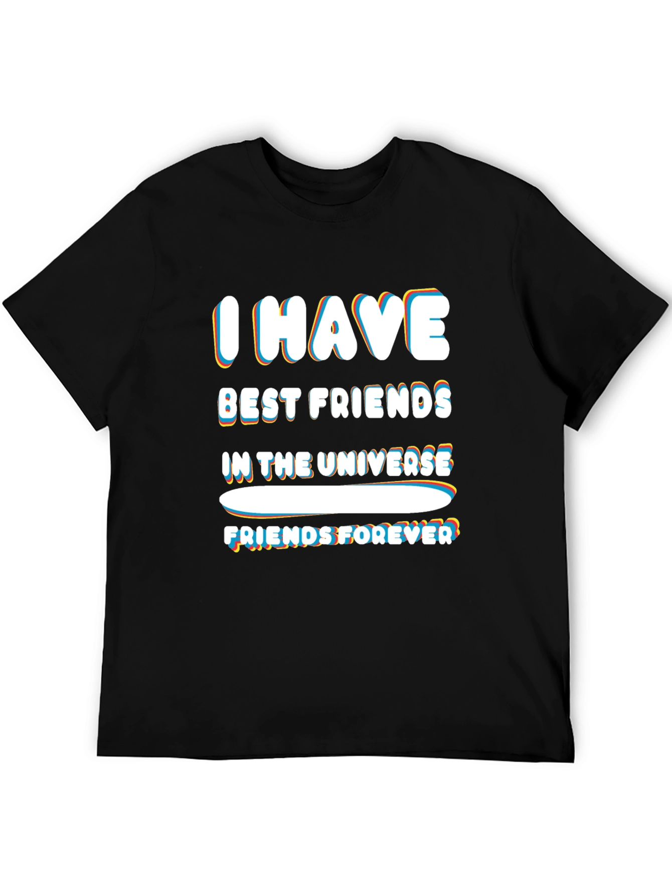 Black Friends Forever Graphic Tee - Best Friends in the Universe view 5