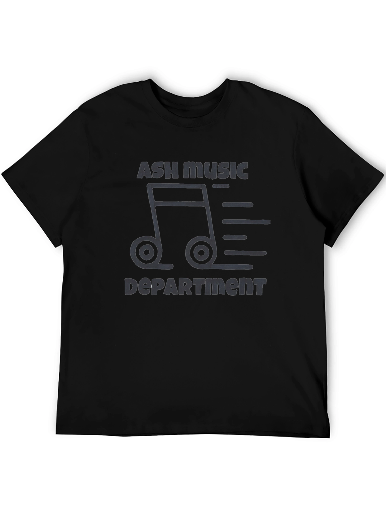 Black Ash Music Department Black T-Shirt view 5
