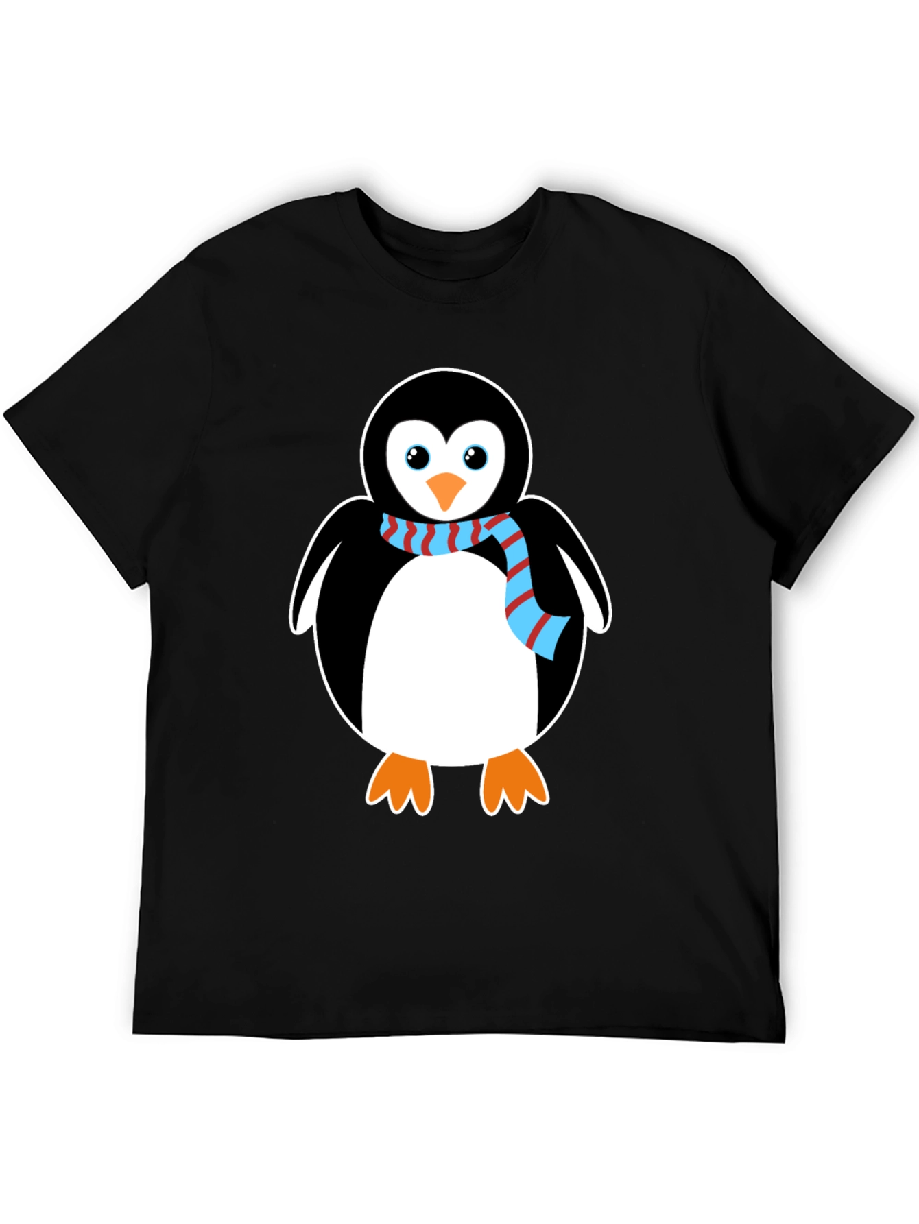 Black Penguin Graphic Tee - Cute Cartoon Animal Shirt view 5