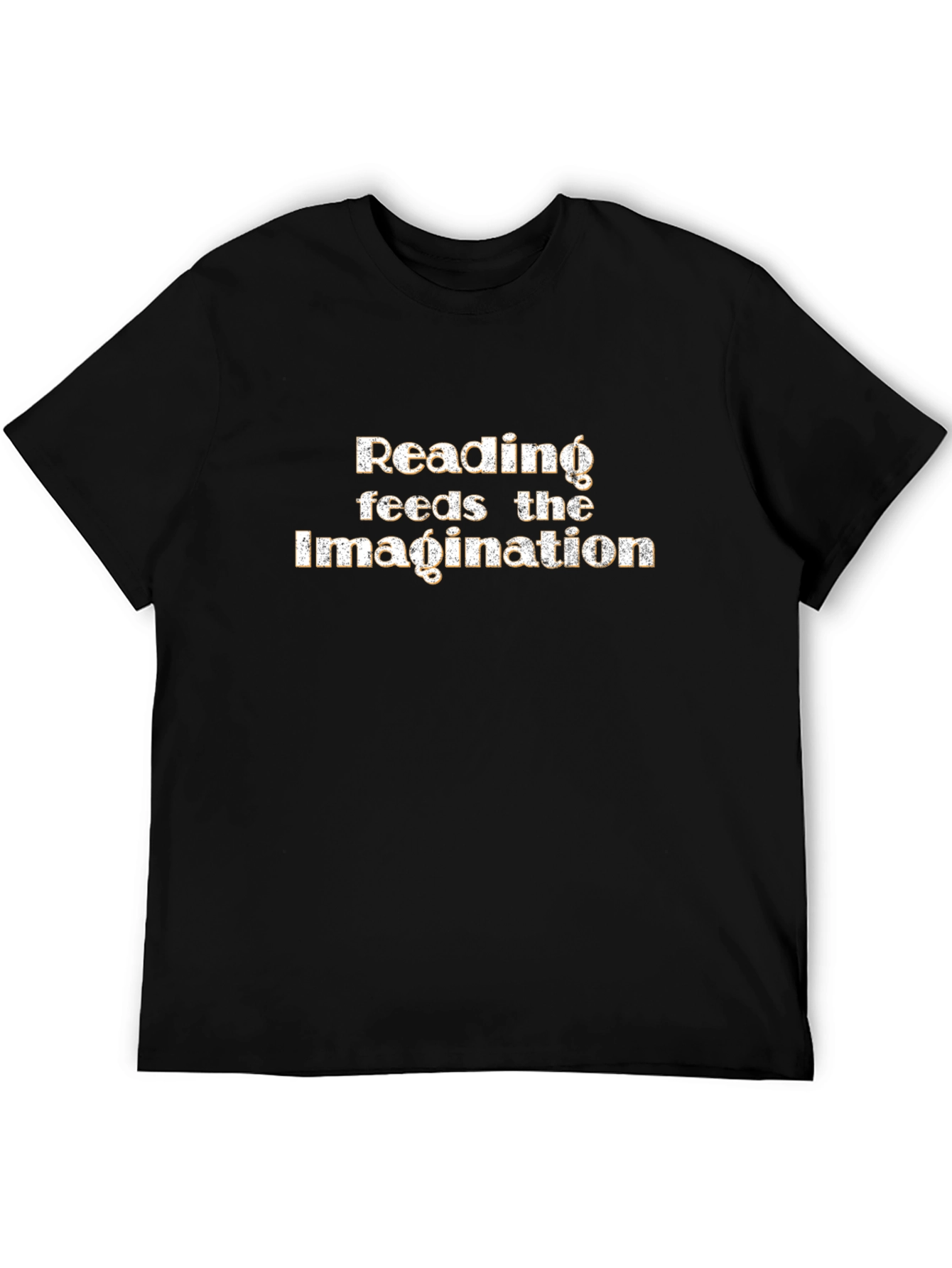 Black Reading Feeds The Imagination Black Graphic Tee view 5