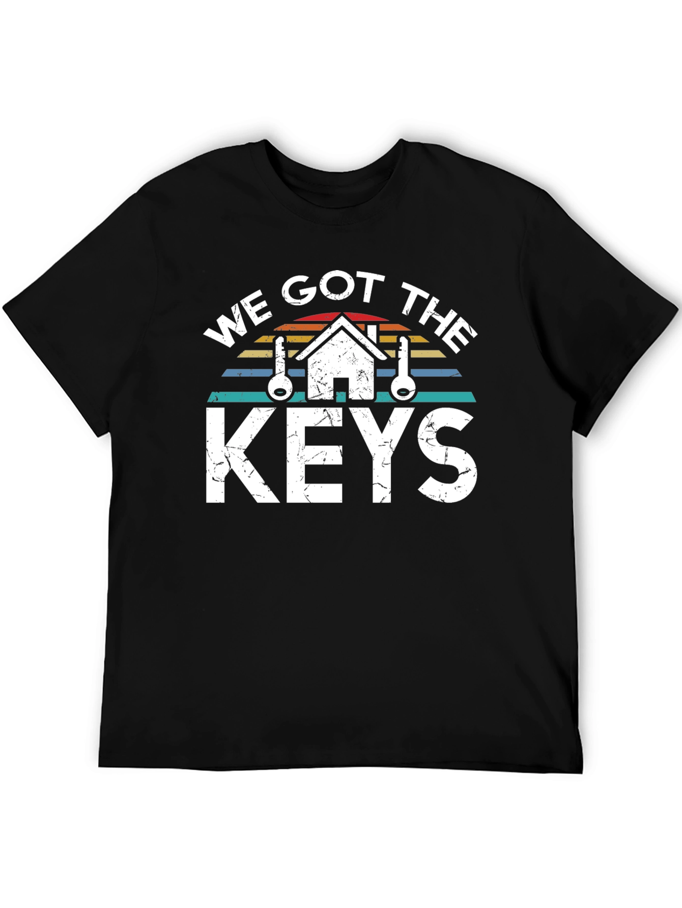 Black We Got The Keys Graphic T-Shirt view 5