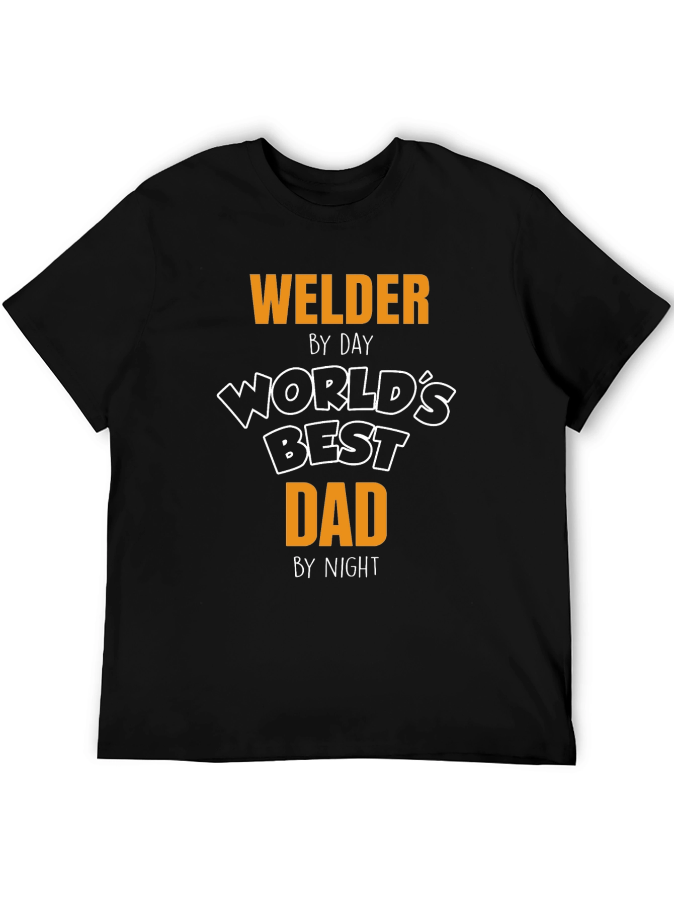 Black Welder Dad Graphic Tee - Best Dad Ever! view 5