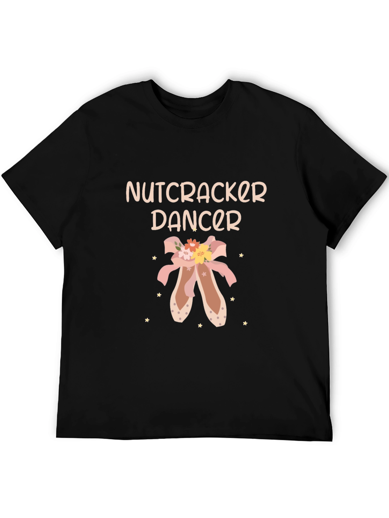 Black Nutcracker Dancer Ballet T-Shirt view 5