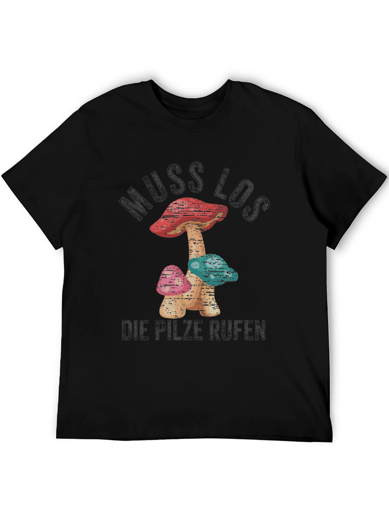 Black Muss Los Mushrooms T-Shirt view 5