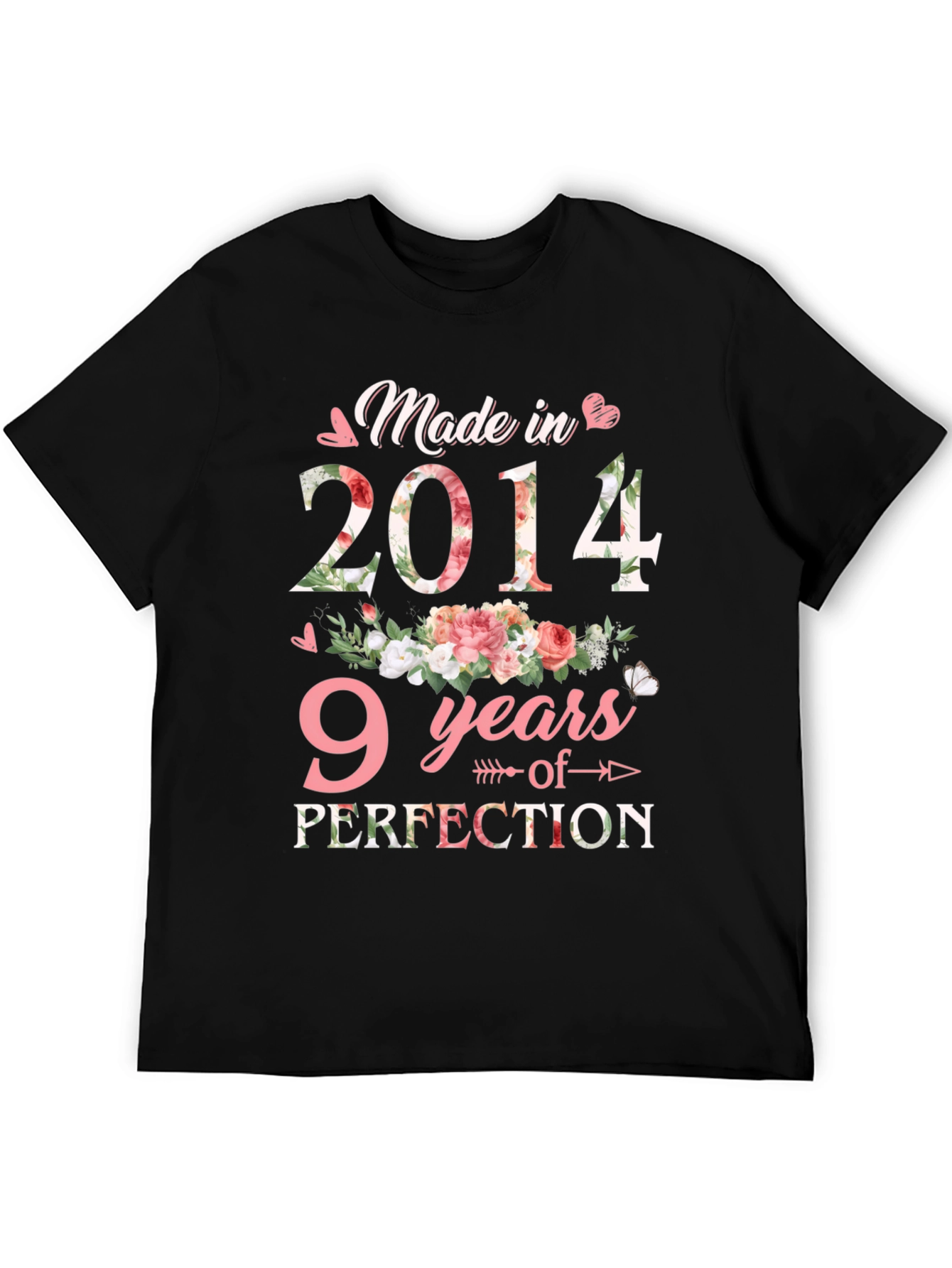 Black Made in 2014, 9 Years of Perfection T-Shirt view 5