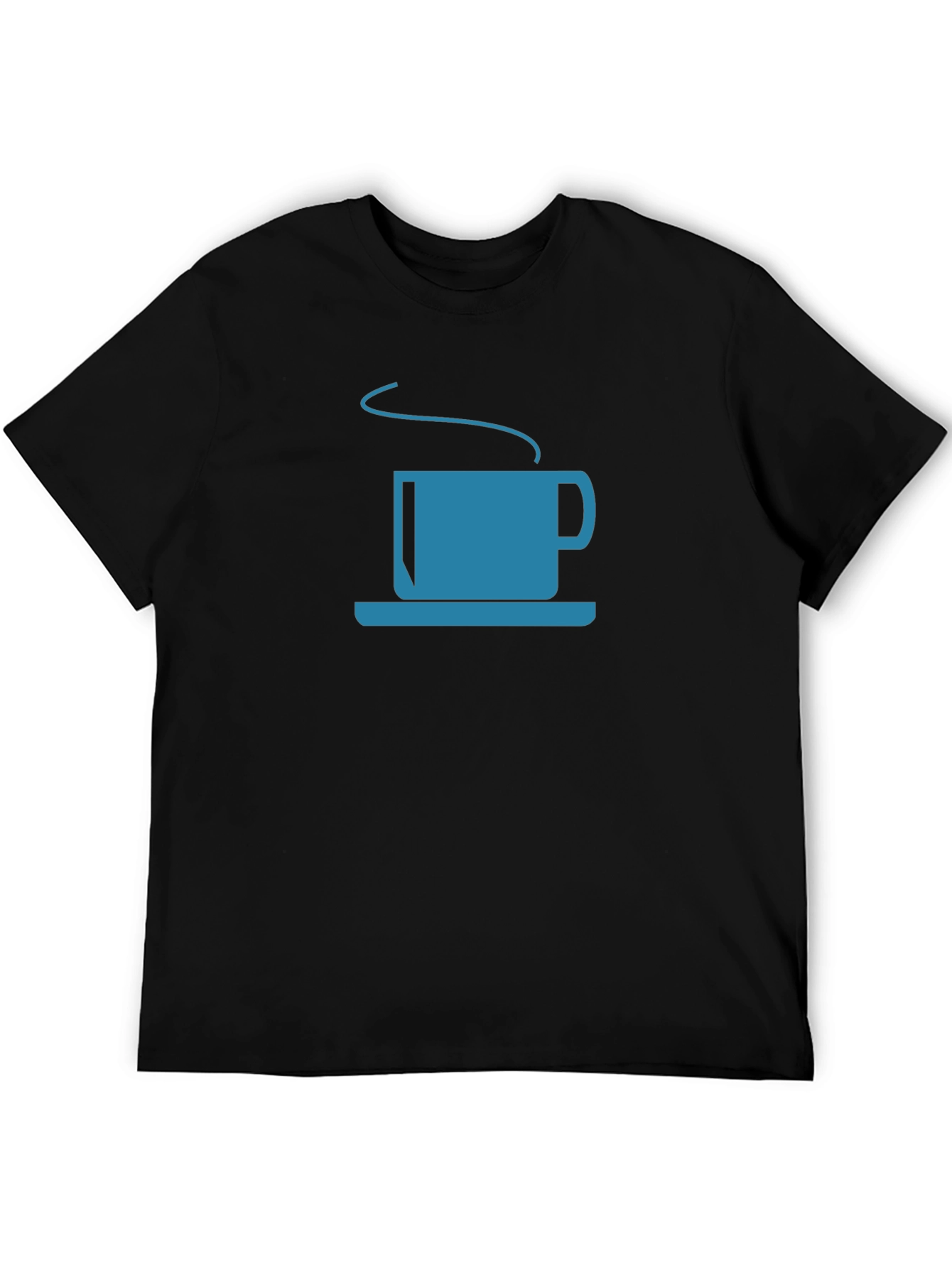 Black Coffee Lover's Graphic Tee - Casual Black T-Shirt view 5
