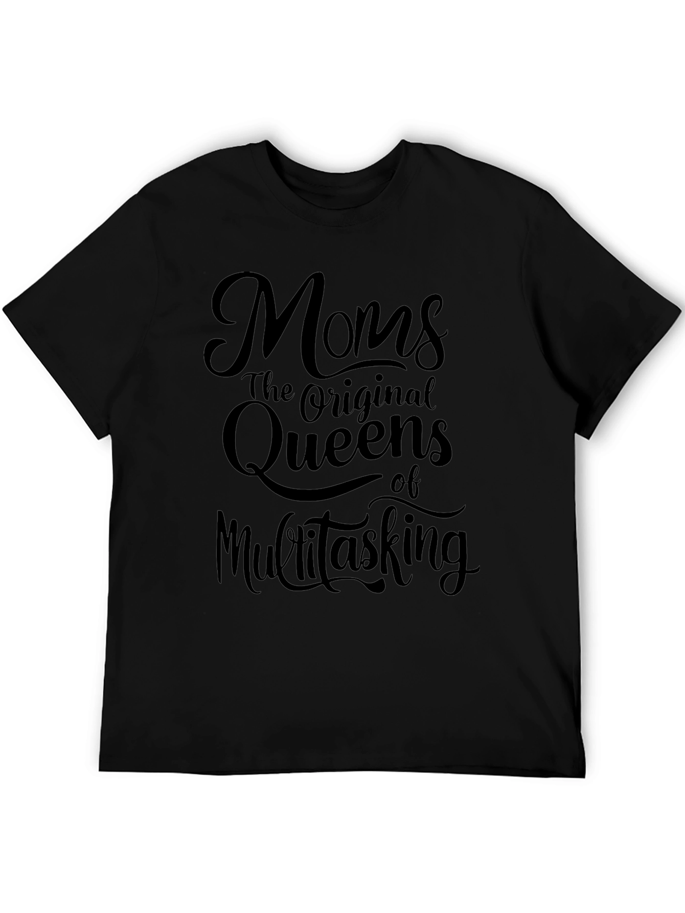 Black Moms the Original Queens of Multitasking T-Shirt view 5