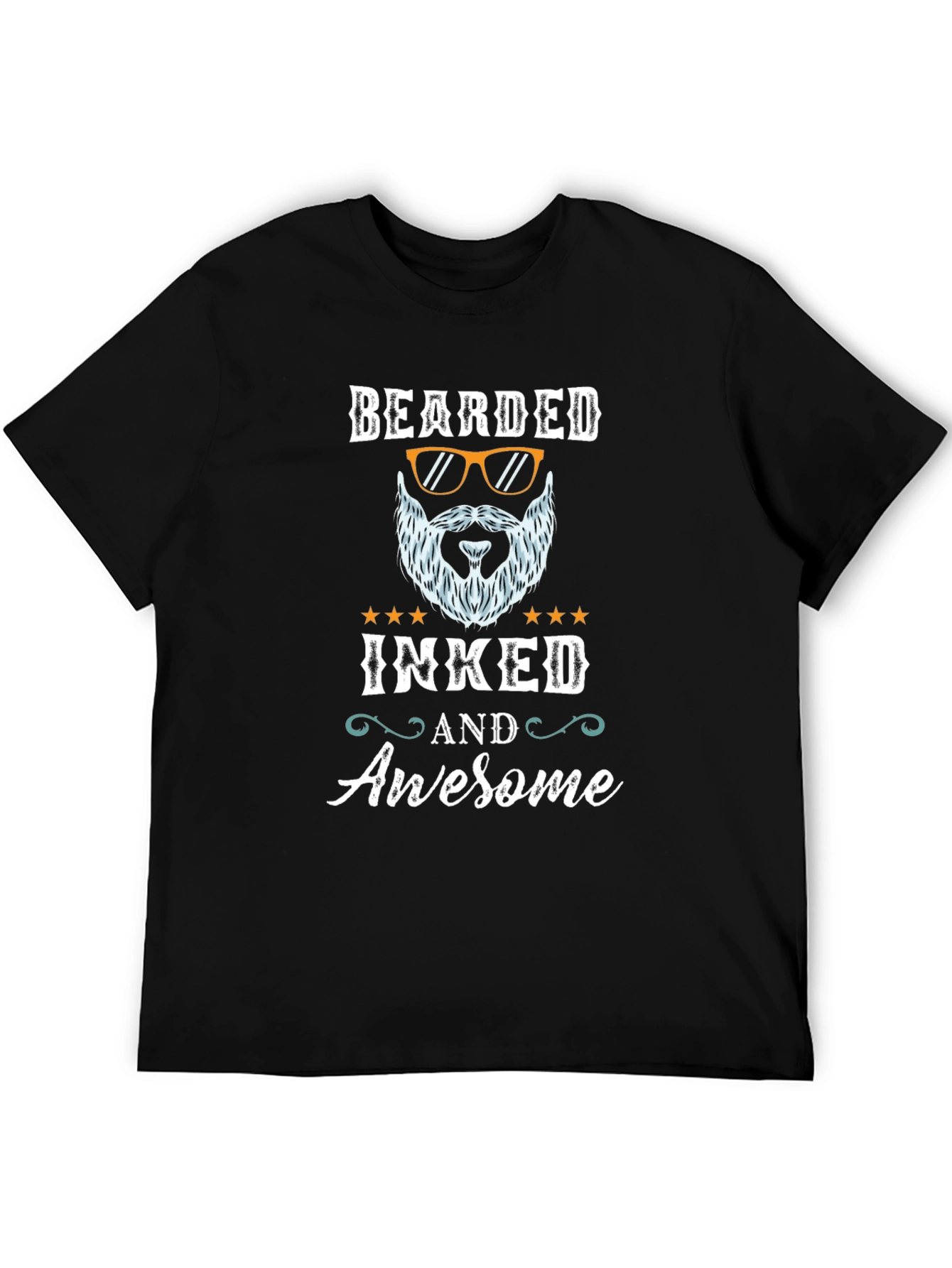 Bearded Inked Awesome Graphic Tee - 5