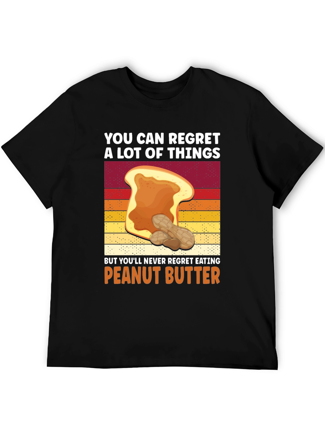 Black Peanut Butter Lover's T-Shirt view 5
