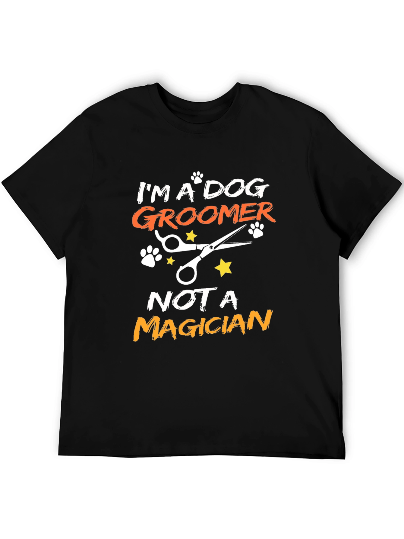 Black Dog Groomer T-Shirt - Funny Pet Grooming Tee view 5