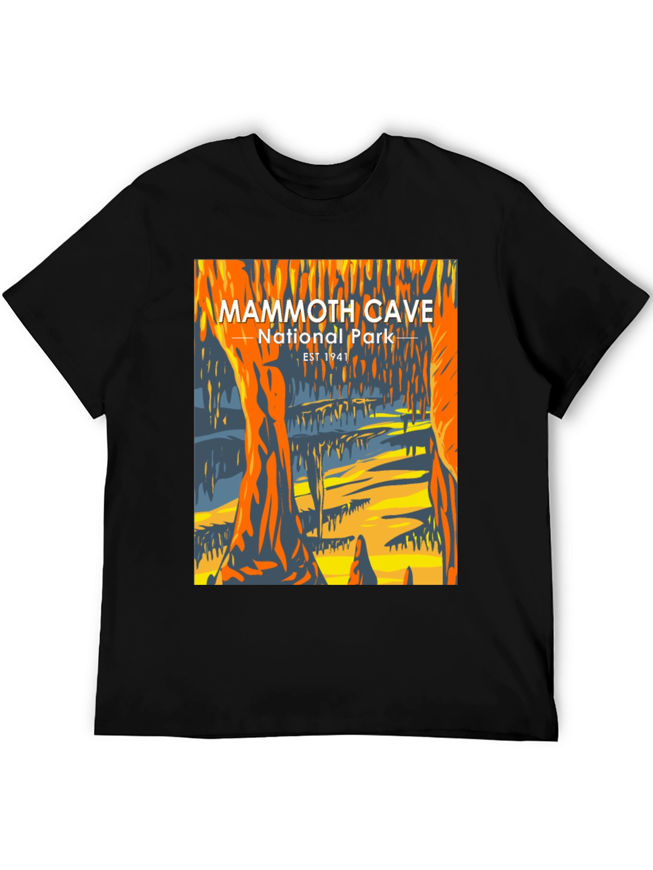 Black Mammoth Cave National Park T-Shirt view 5