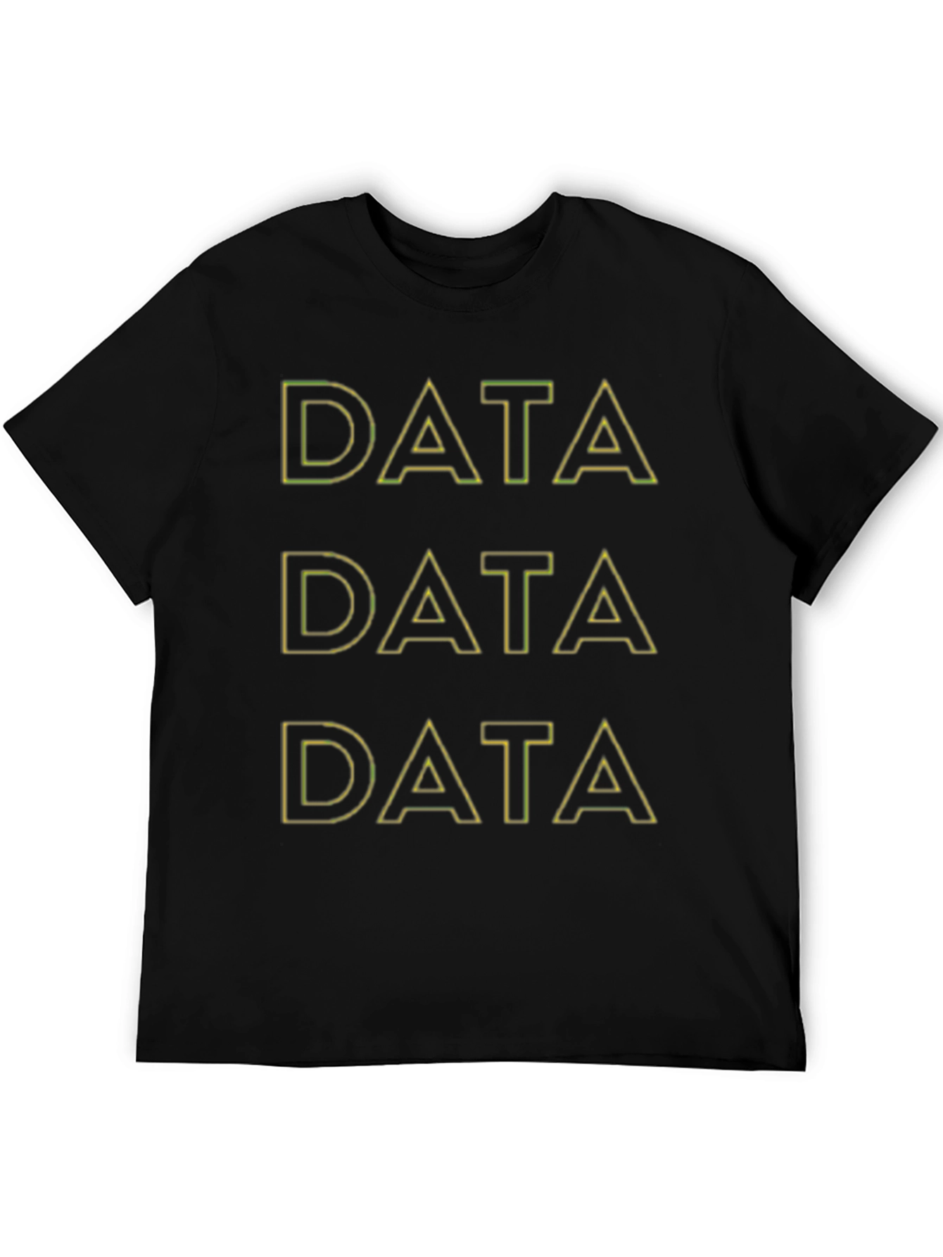 Black Data Black T-Shirt - Programmer Coder Tee view 5