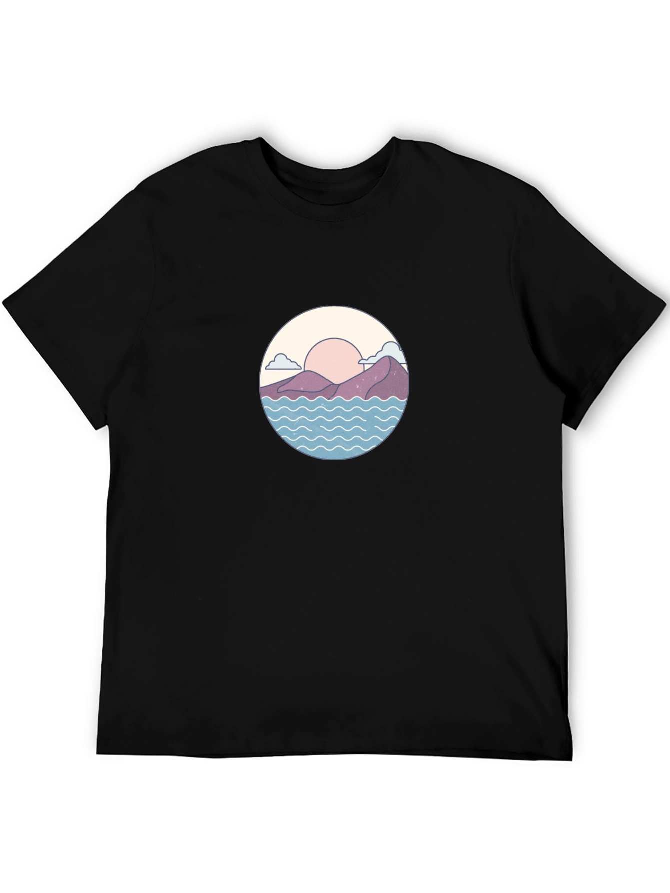 Sunset Wave Graphic Tee - 5