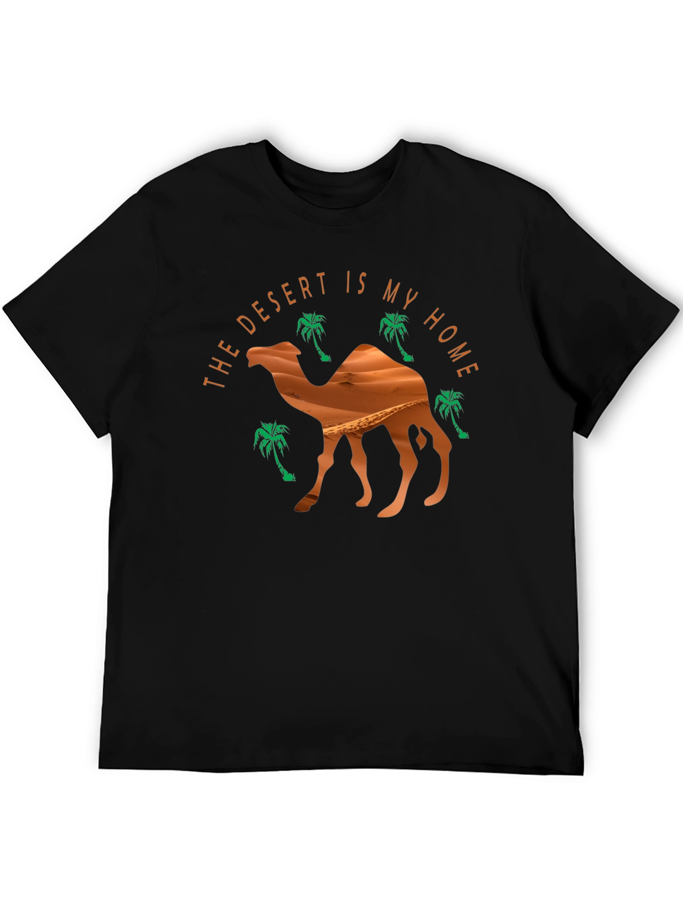 Black Desert Home Camel Graphic Tee - Black view 5