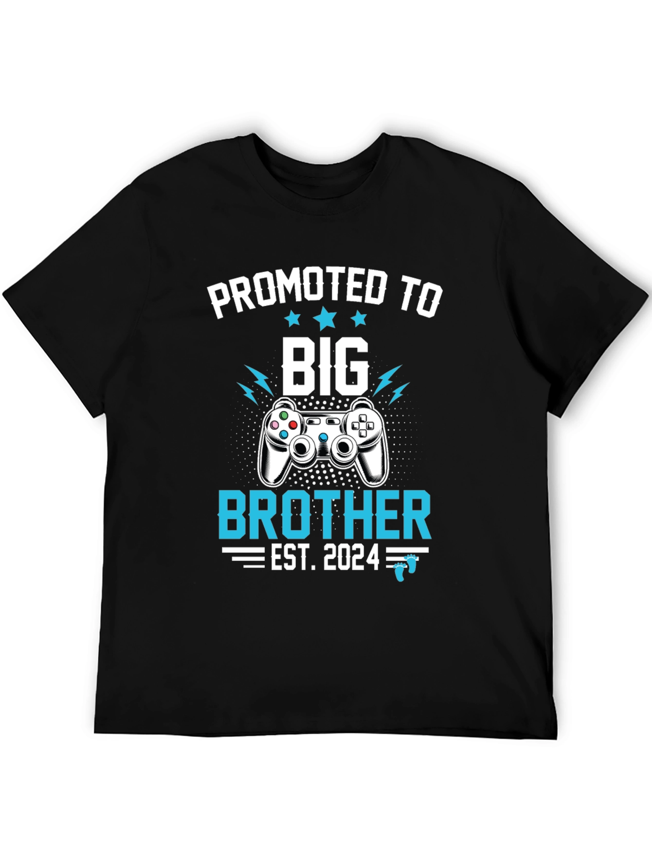 Black Promoted to Big Brother Gamer T-Shirt Est. 2024 view 5