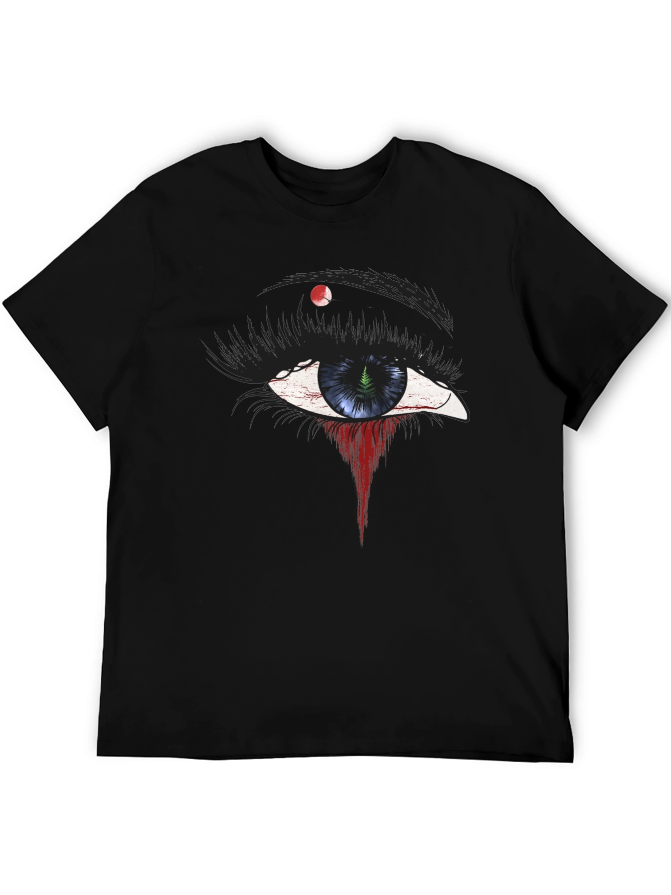 Black Eye Graphic Black T-Shirt view 5