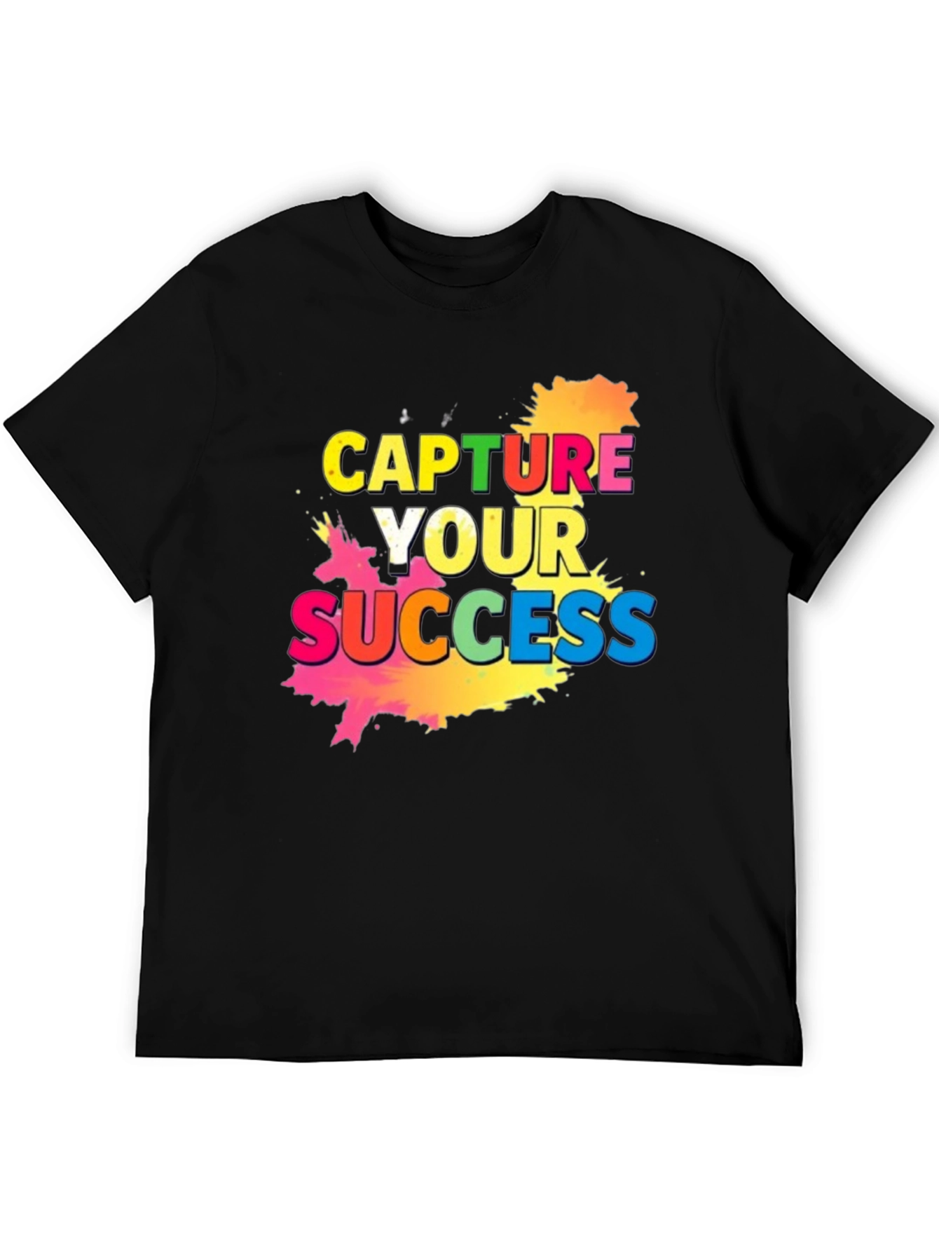 Black Capture Your Success Graphic Tee view 5