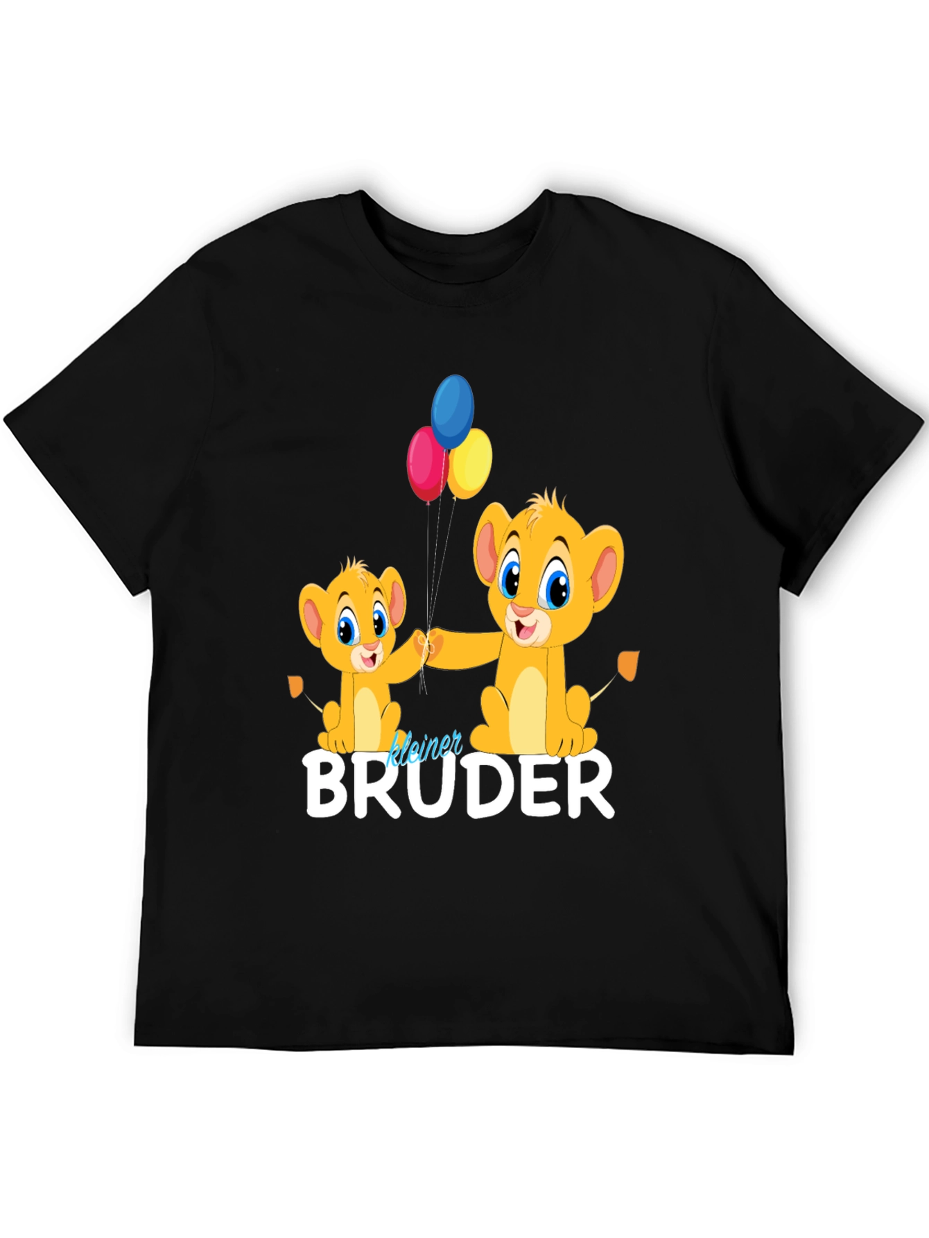 Black Lion King "kleiner BRUDER" T-Shirt view 5