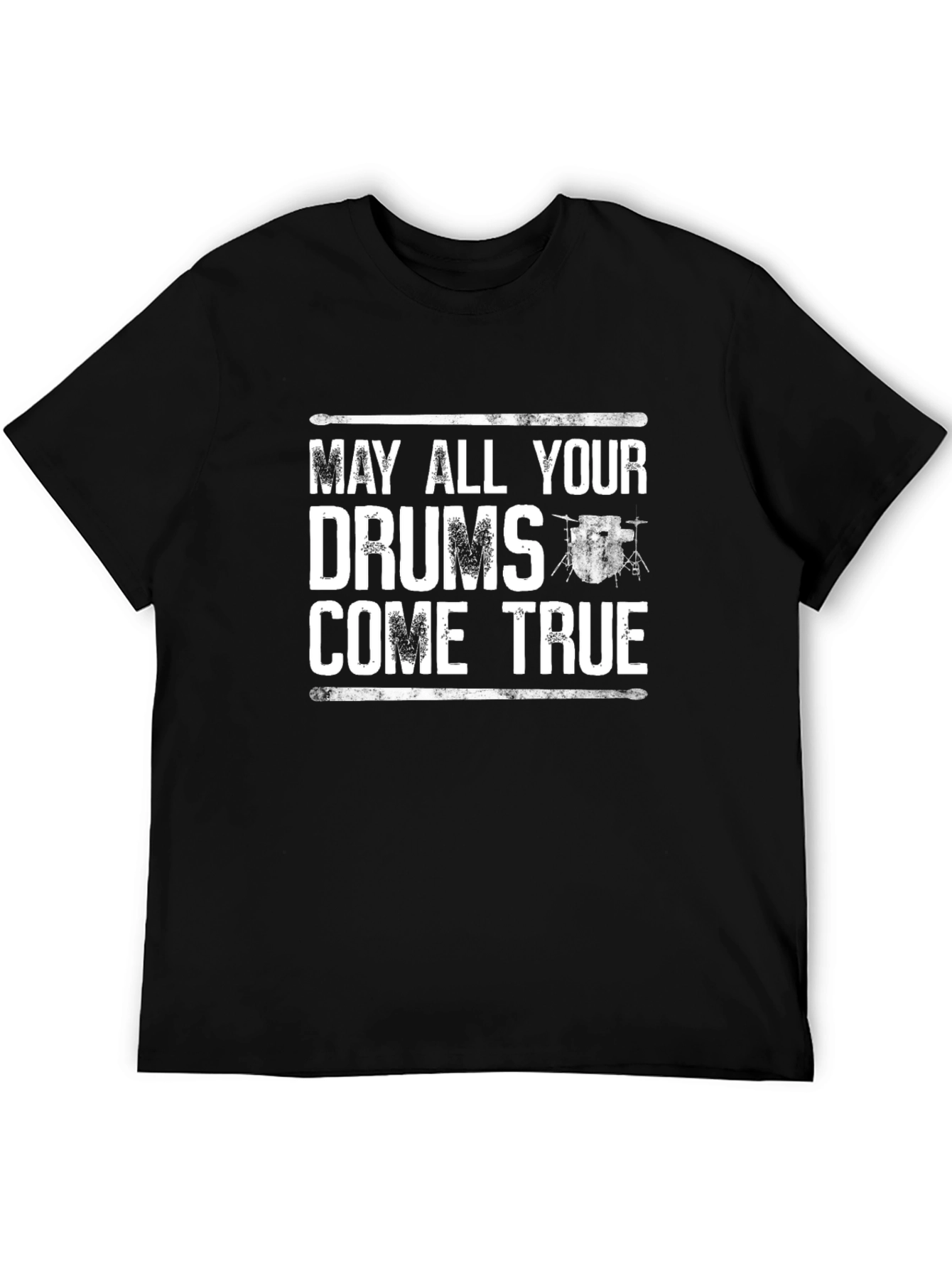 Black Drum Dreams T-Shirt - "May All Your Drums Come True" view 5