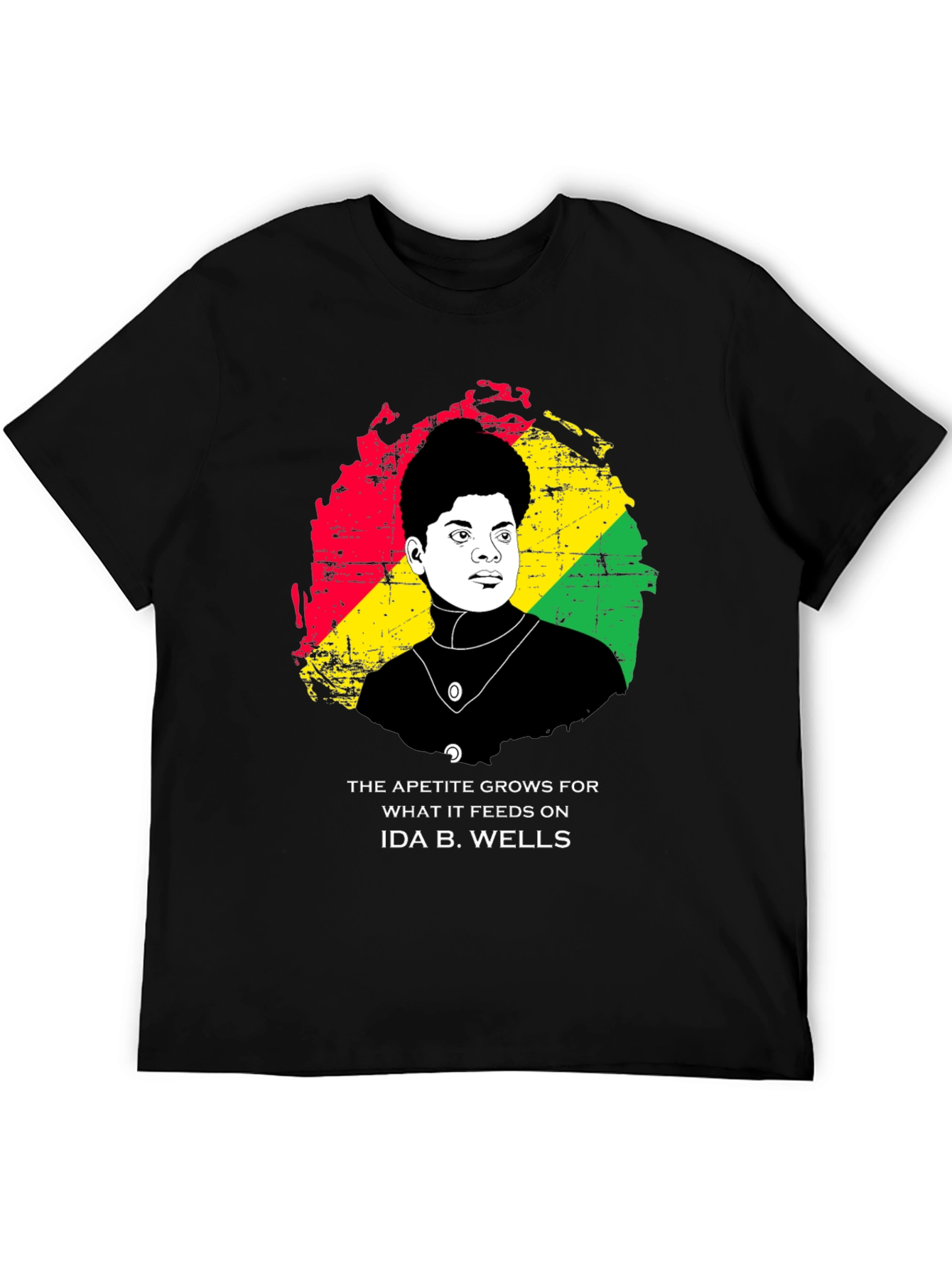 Black Ida B. Wells Graphic T-Shirt - Black view 5