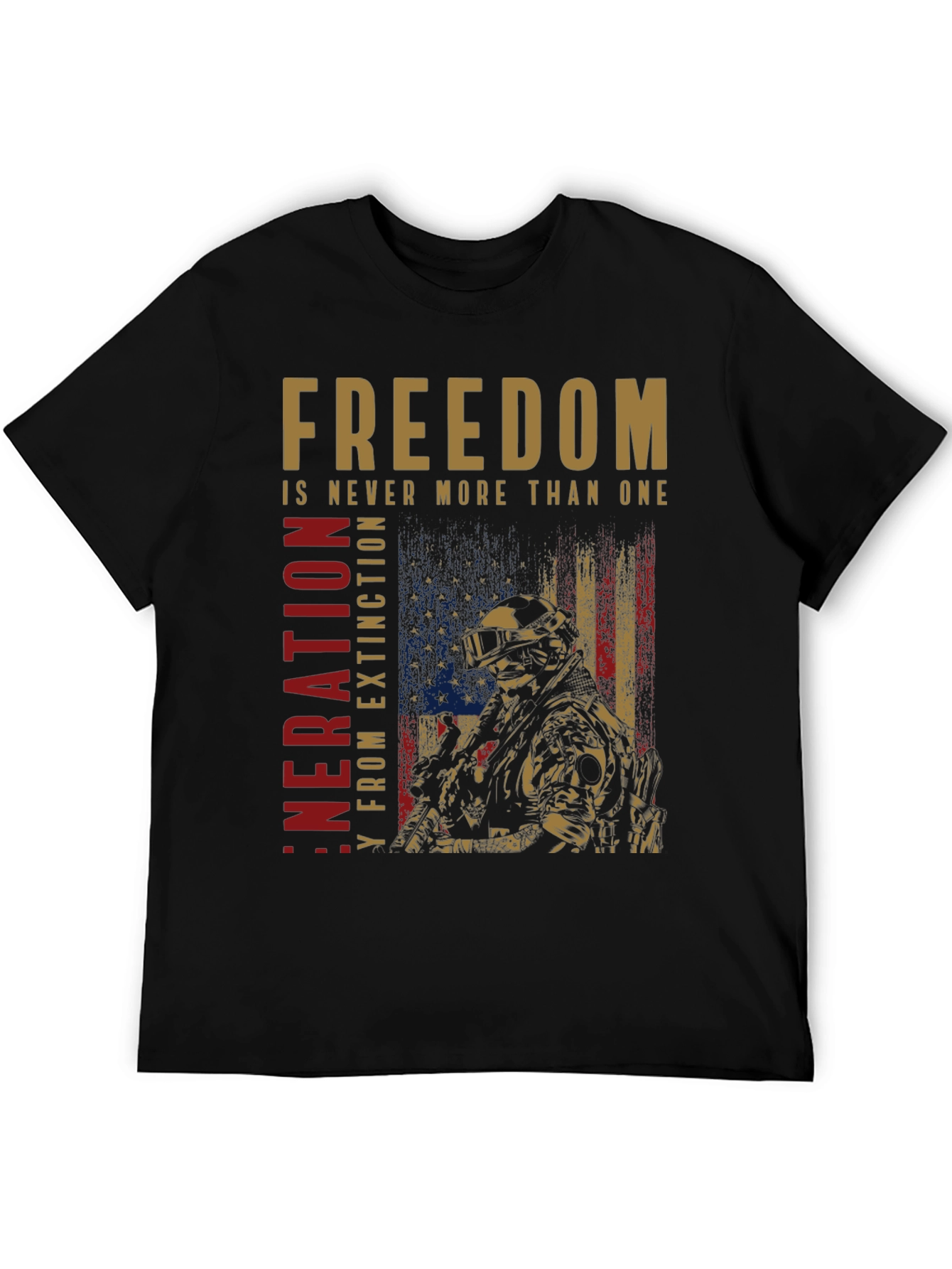 Black Freedom Generation T-Shirt view 5