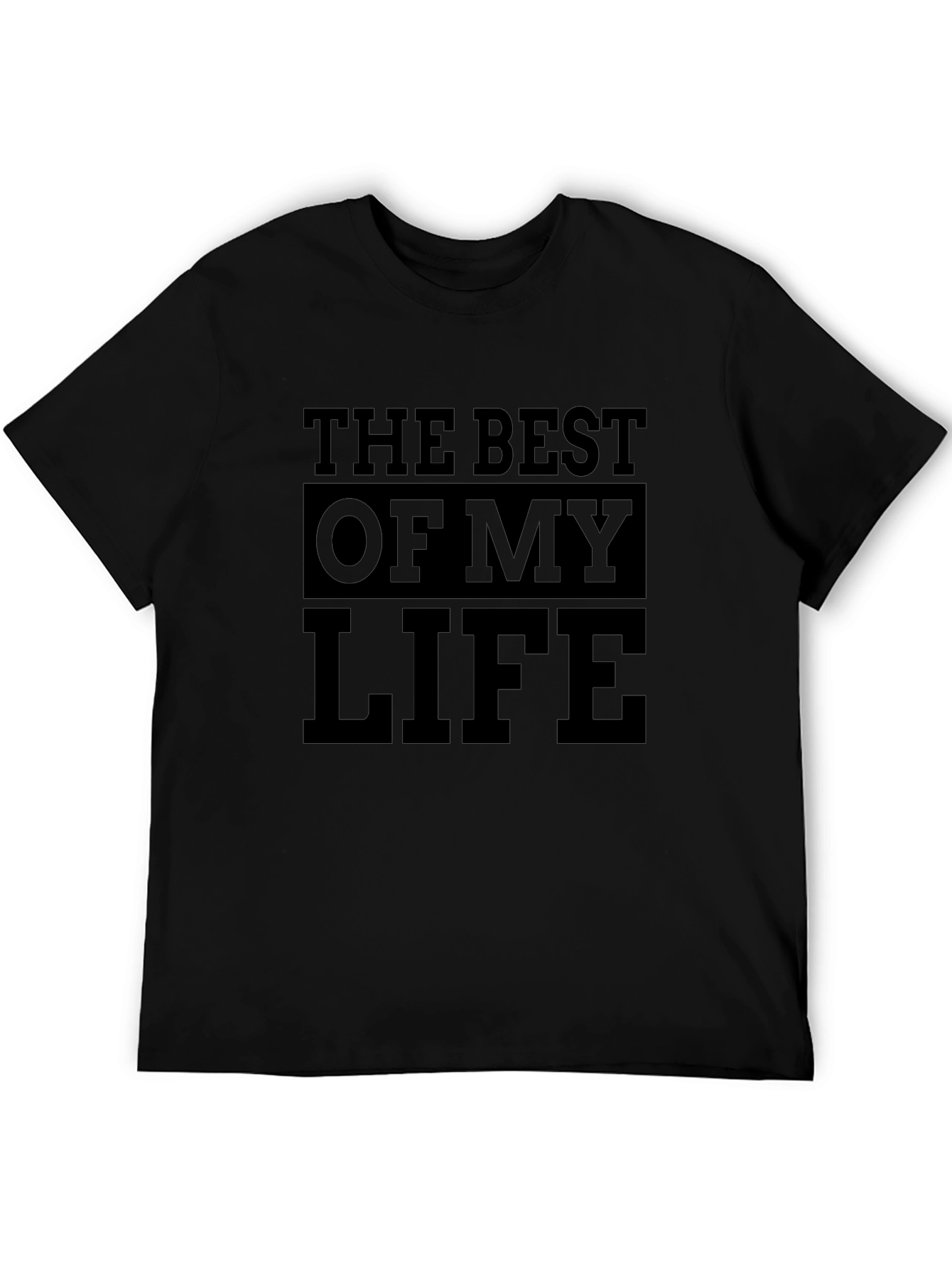 Black The Best of My Life Black T-Shirt view 5