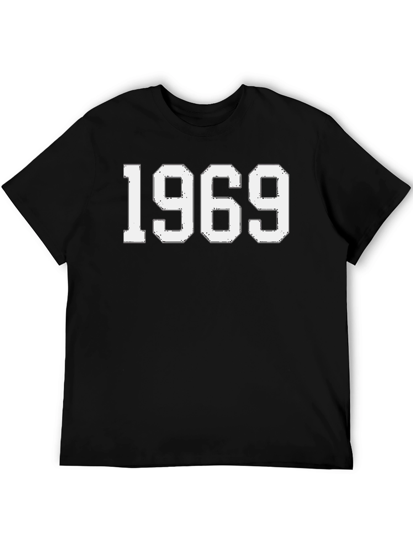 Black 1969 Graphic Tee - Classic Year T-Shirt view 5