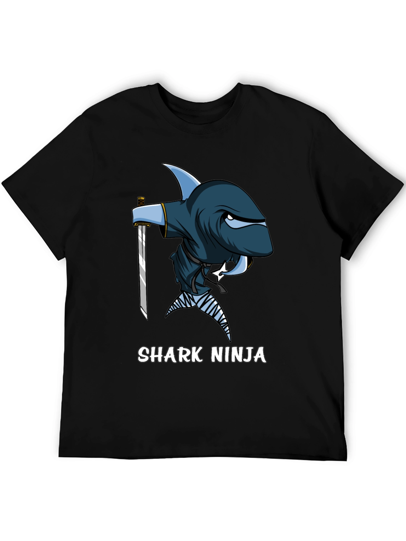 Black Shark Ninja T-Shirt - Unique Graphic Tee view 5