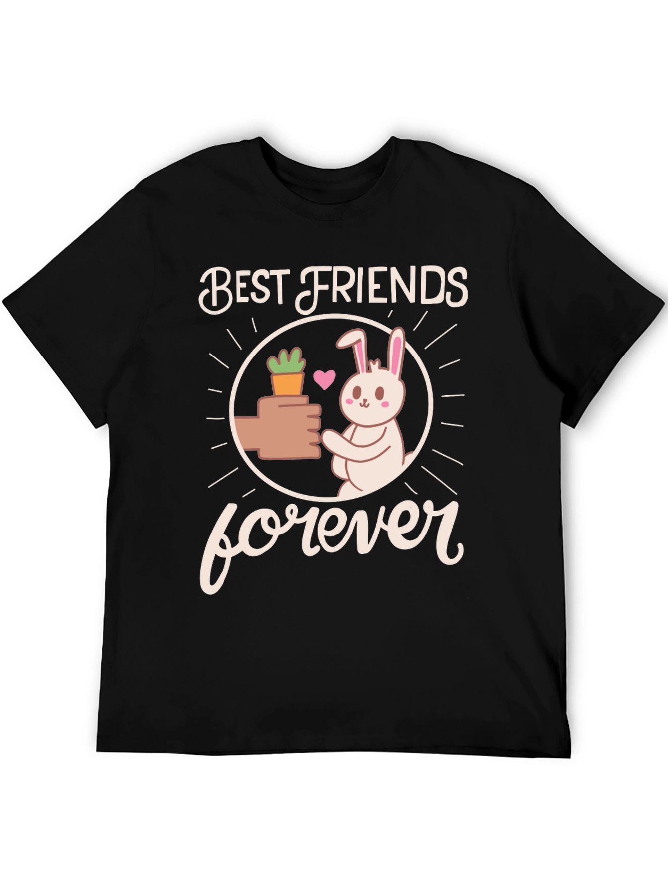 Black Best Friends Forever T-Shirt view 5
