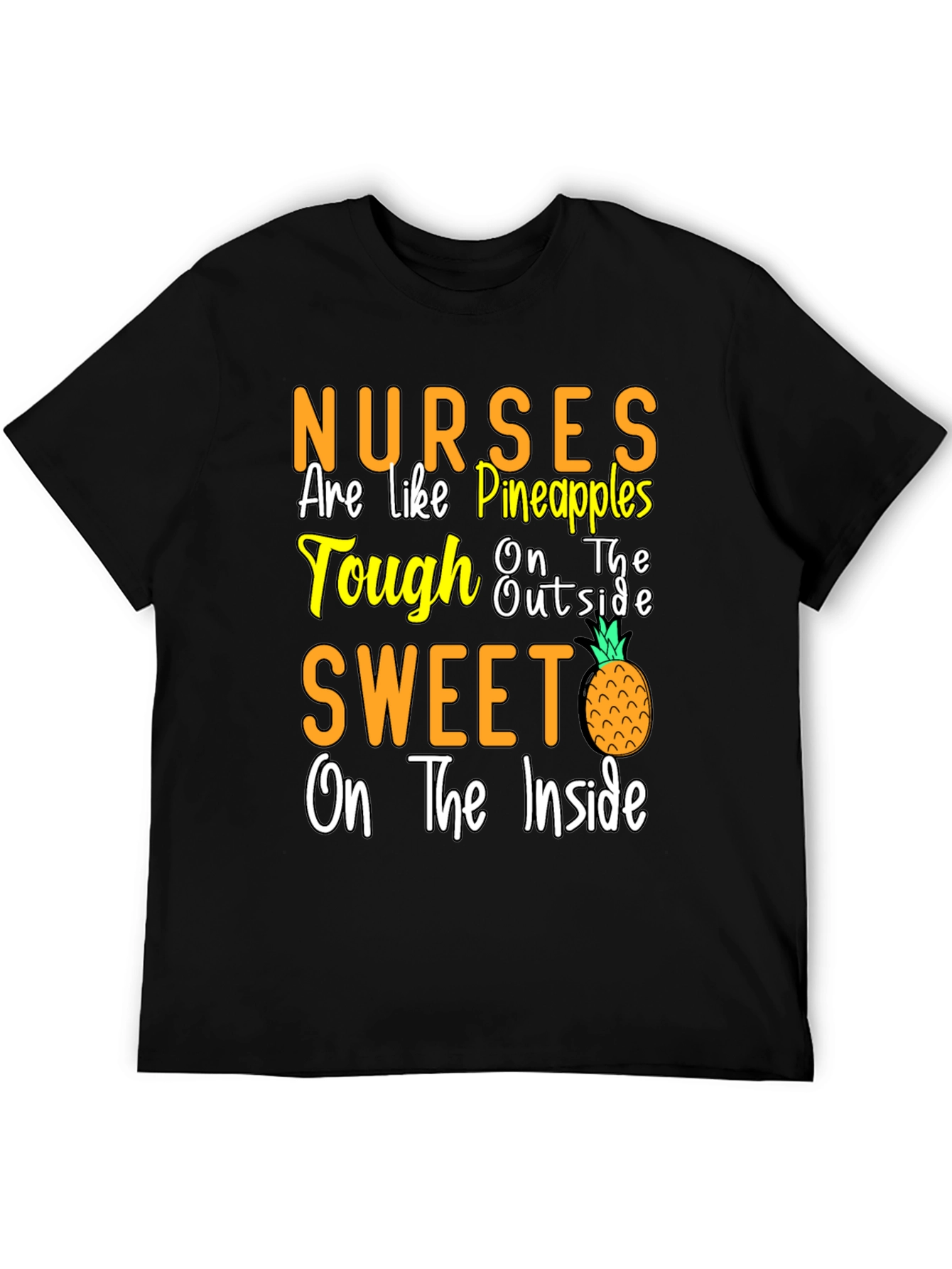 Black Nurses Are Like Pineapples T-Shirt view 5