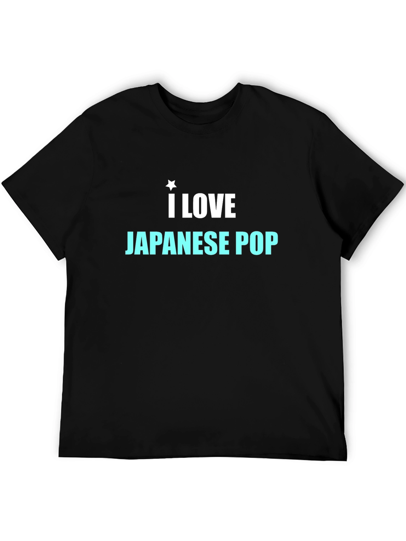 Black I Love Japanese Pop T-Shirt - Trendy Graphic Tee view 5