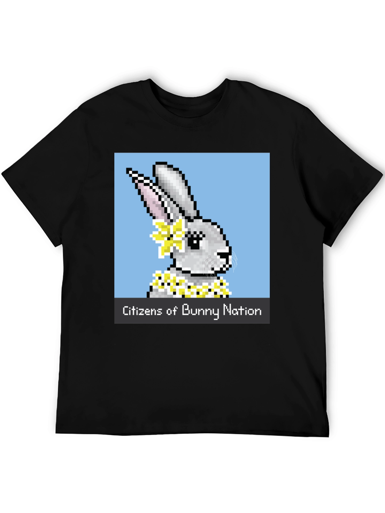 Black Citizens of Bunny Nation T-Shirt view 5