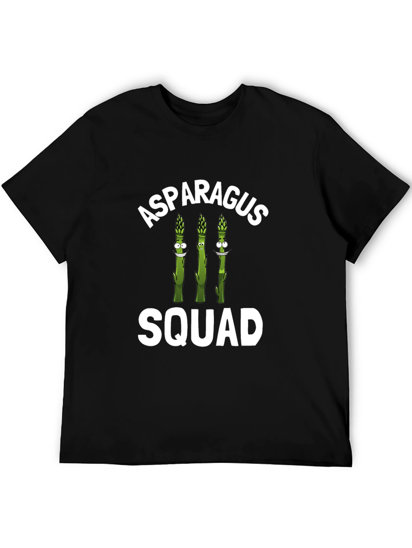 Black Asparagus Squad Graphic T-Shirt view 5
