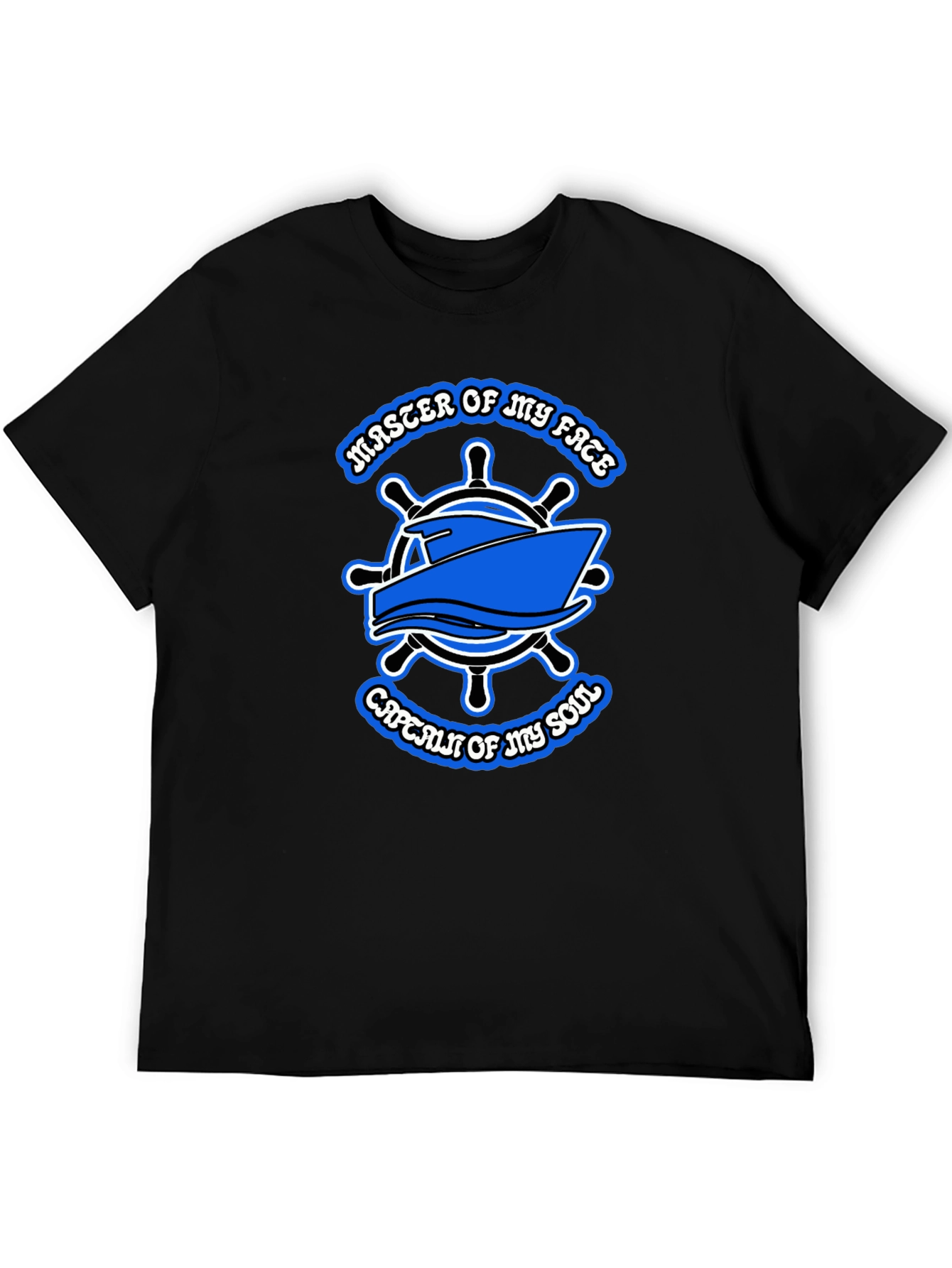 Nautical Theme T-Shirt - Master of My Fate, Captain of My Soul - 5