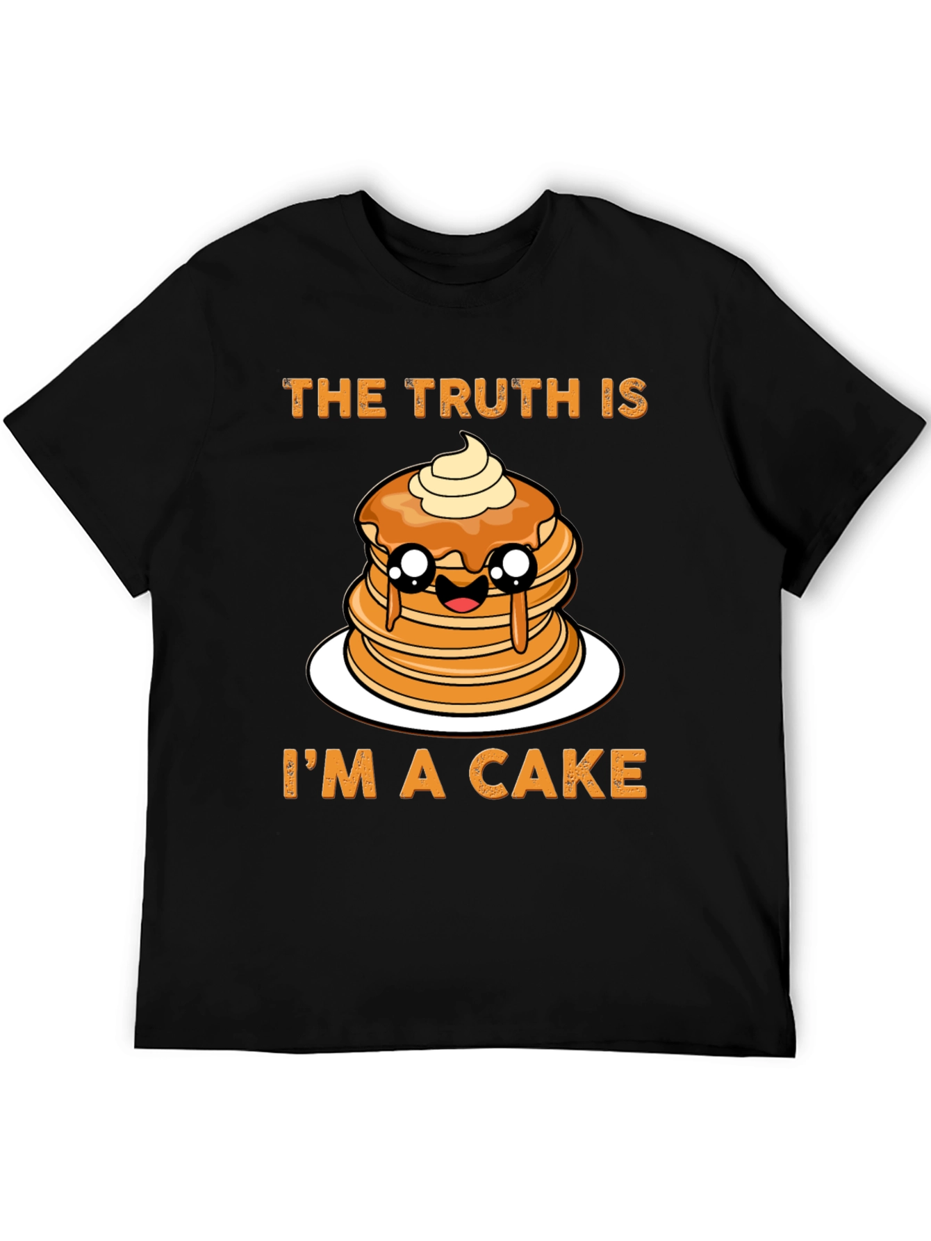 Black The Truth Is I'm A Cake T-Shirt view 5
