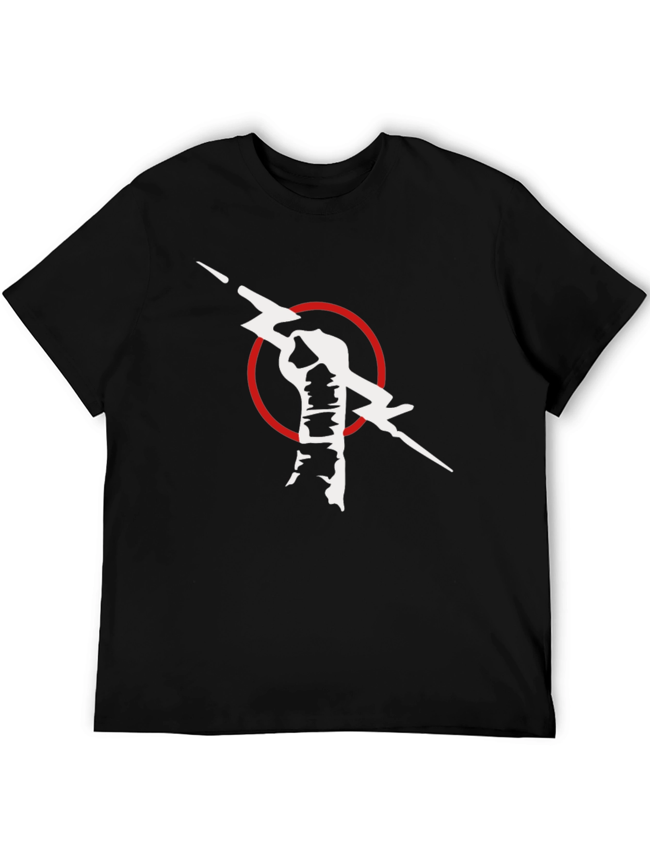 Black Rebel Fist Graphic T-Shirt - Black view 5